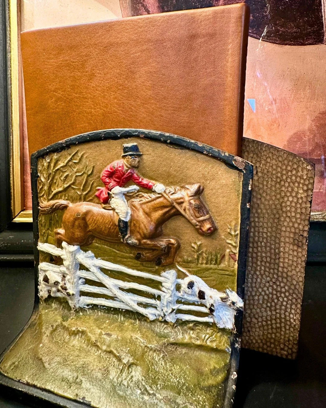 For the bibliophile who appreciates good stories and good style &mdash; vintage bookends available at Metamora General while supplies last!