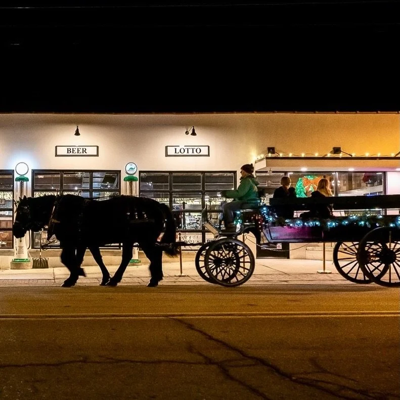 Bundle up &mdash; carriage rides return THIS WEEKEND! 🎄🐴 Experience the magic of the season with free horse-drawn carriage rides through downtown Metamora, sponsored by the Metamora DDA.

🗓️ December 19&ndash;20 | 6&ndash;8 PM
Rides are first come