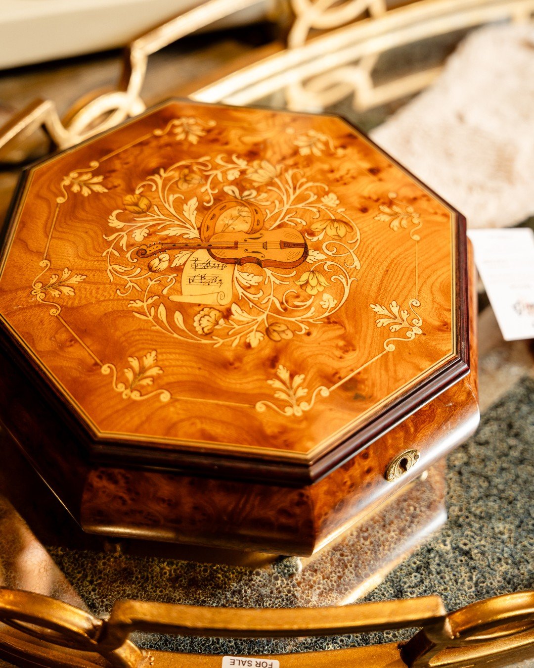 A keepsake worthy of what you put inside it. Vintage, beautifully detailed, and only one available.