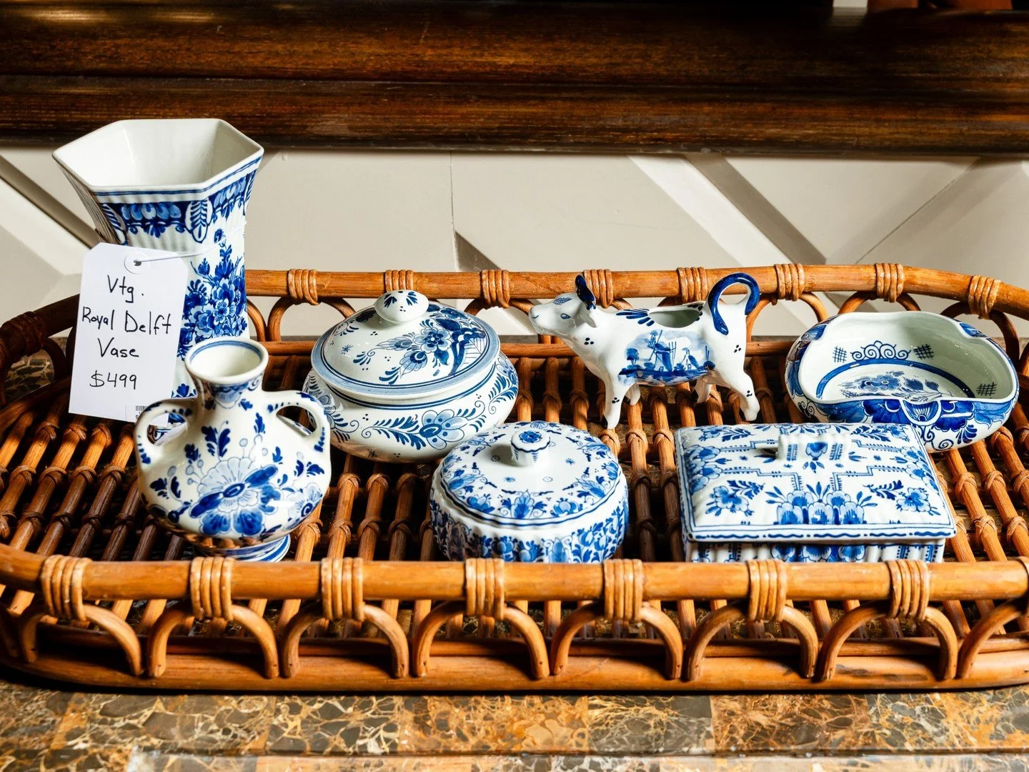 Vintage Royal Delft in classic blue and white. Timeless, collectible, and beautifully made.