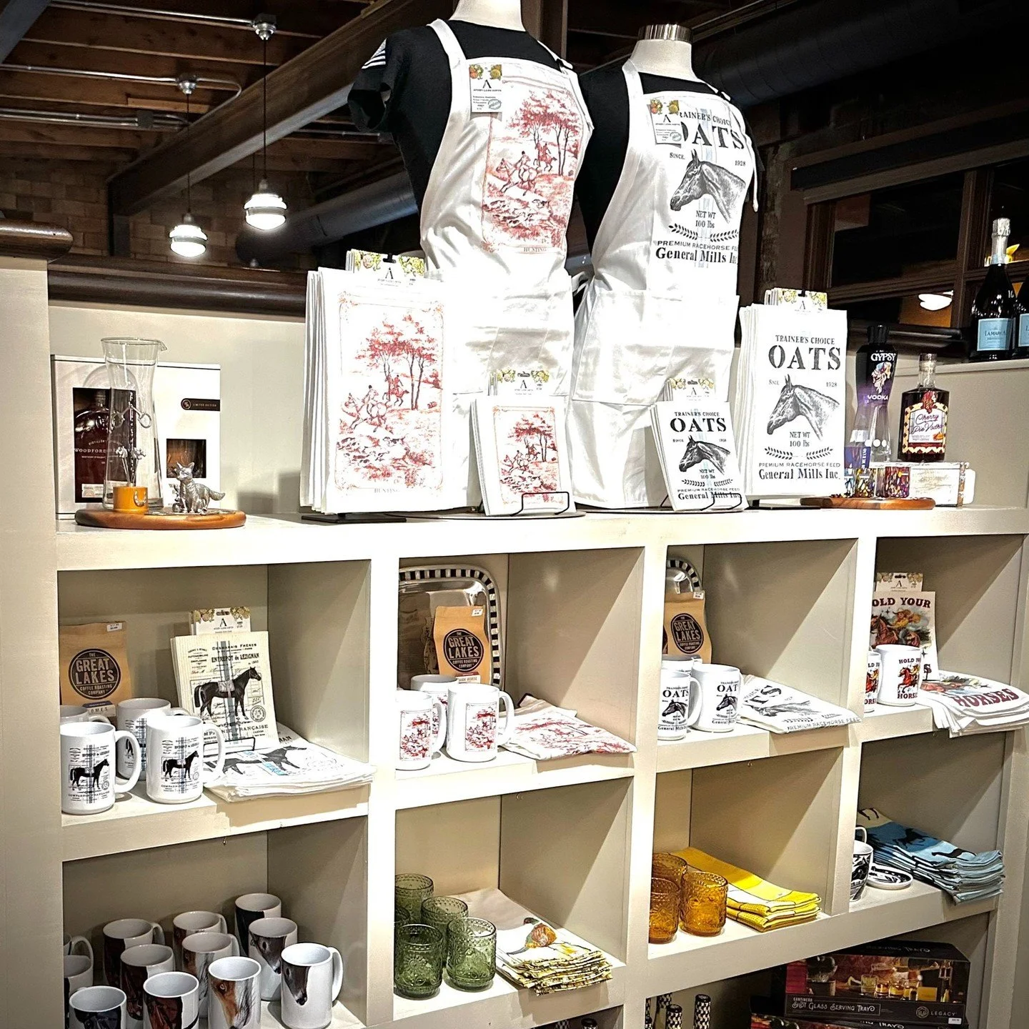 New arrivals just hit the floor. Aprons with matching tea towels, Swedish dishcloths, and a fresh batch of mugs&mdash;simple, useful pieces with a little character.

Perfect for everyday use or an easy gift.