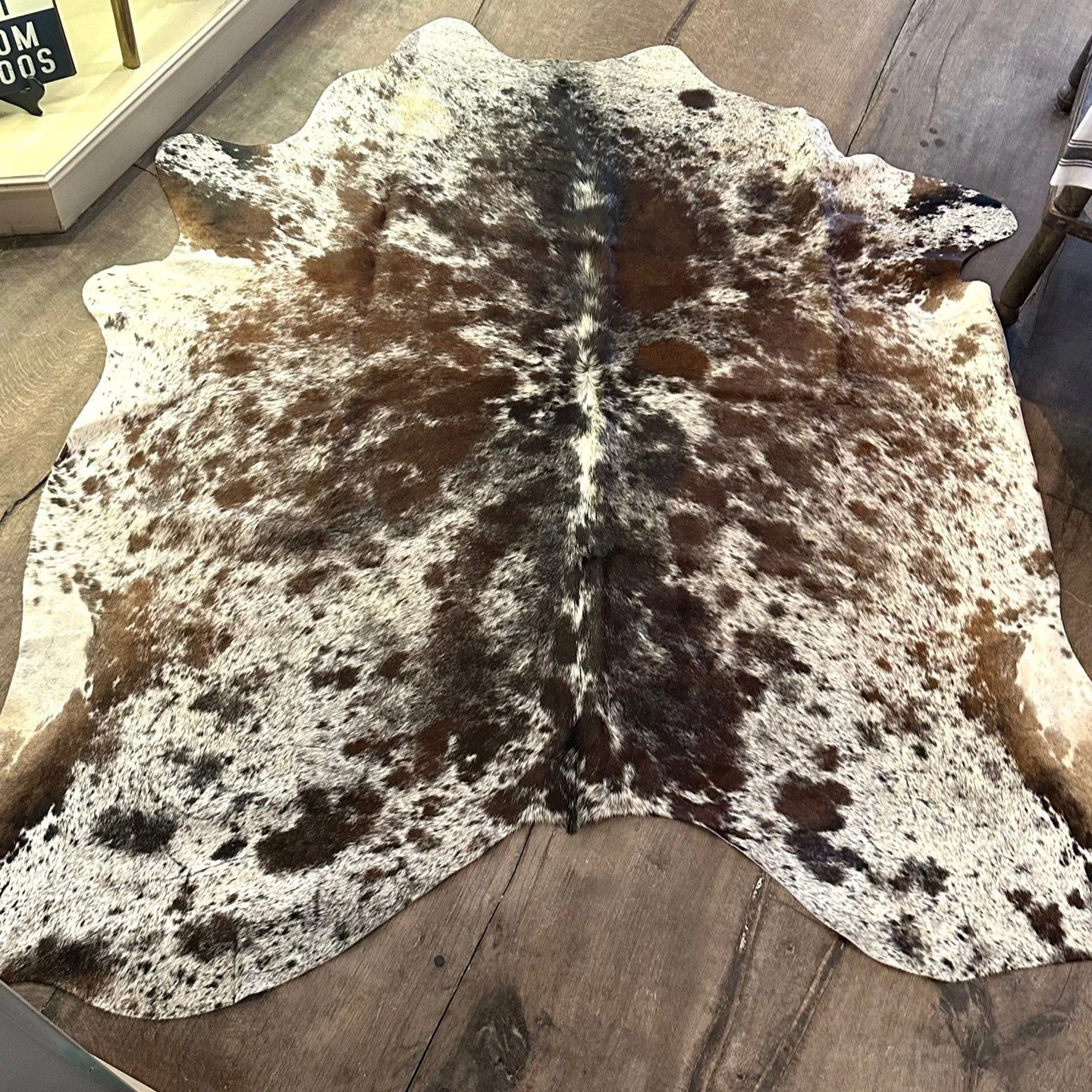 New cowhide rugs just hit the floor at Metamora General. 🤎 Each one completely unique&mdash;layer them, style them, or let them stand on their own.