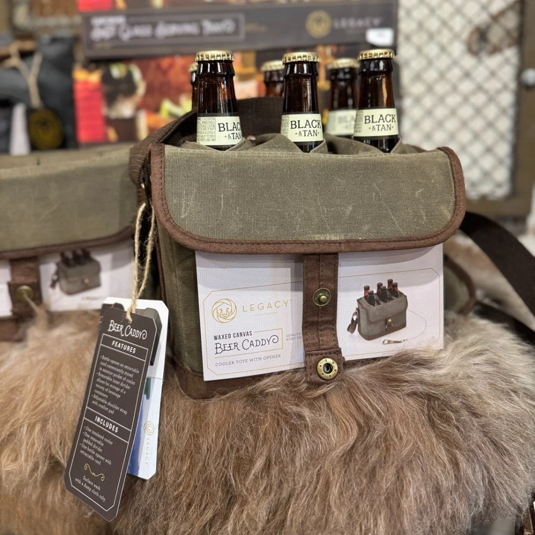 Father&rsquo;s Day is coming up &mdash; and we&rsquo;ve got gifts that are a little more interesting than another tie.

Duke Cannon soaps &amp; Bloody Knuckles balm, axe multi-tools, waxed canvas beer caddies, shot glass serving trays, and plenty of 