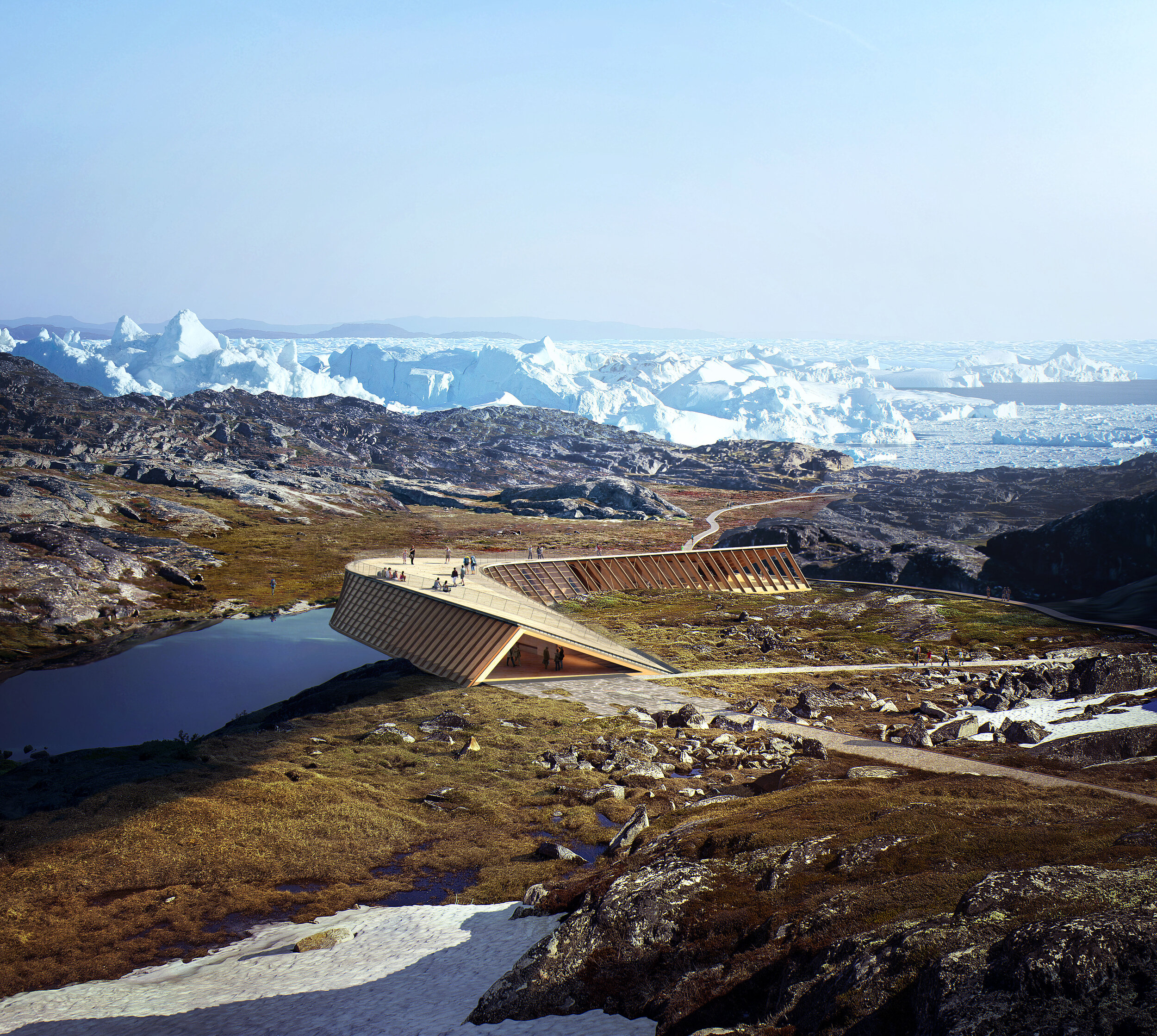 The Icefjord Centre in Illusat