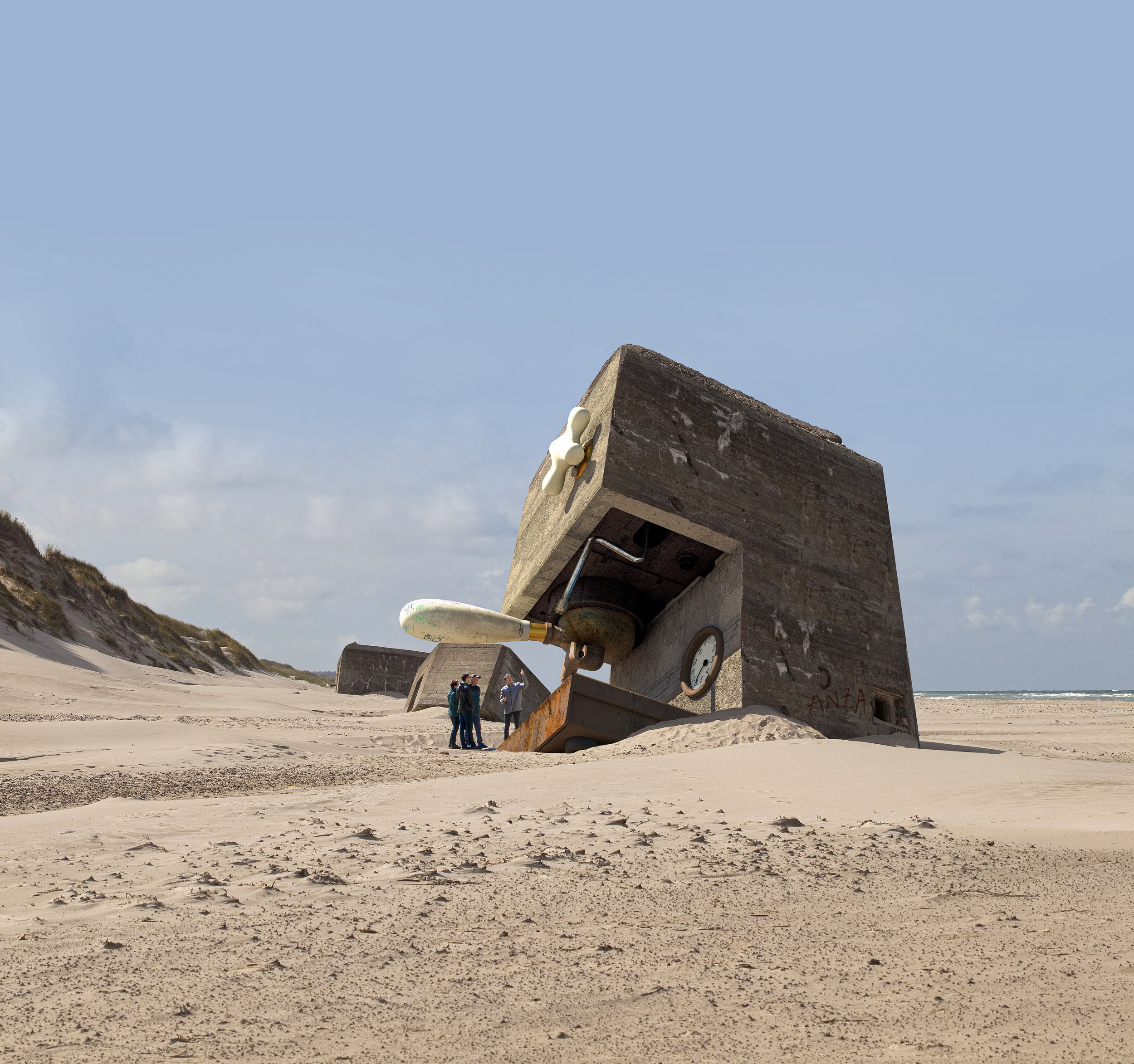 A special kind of bunker in Denmark