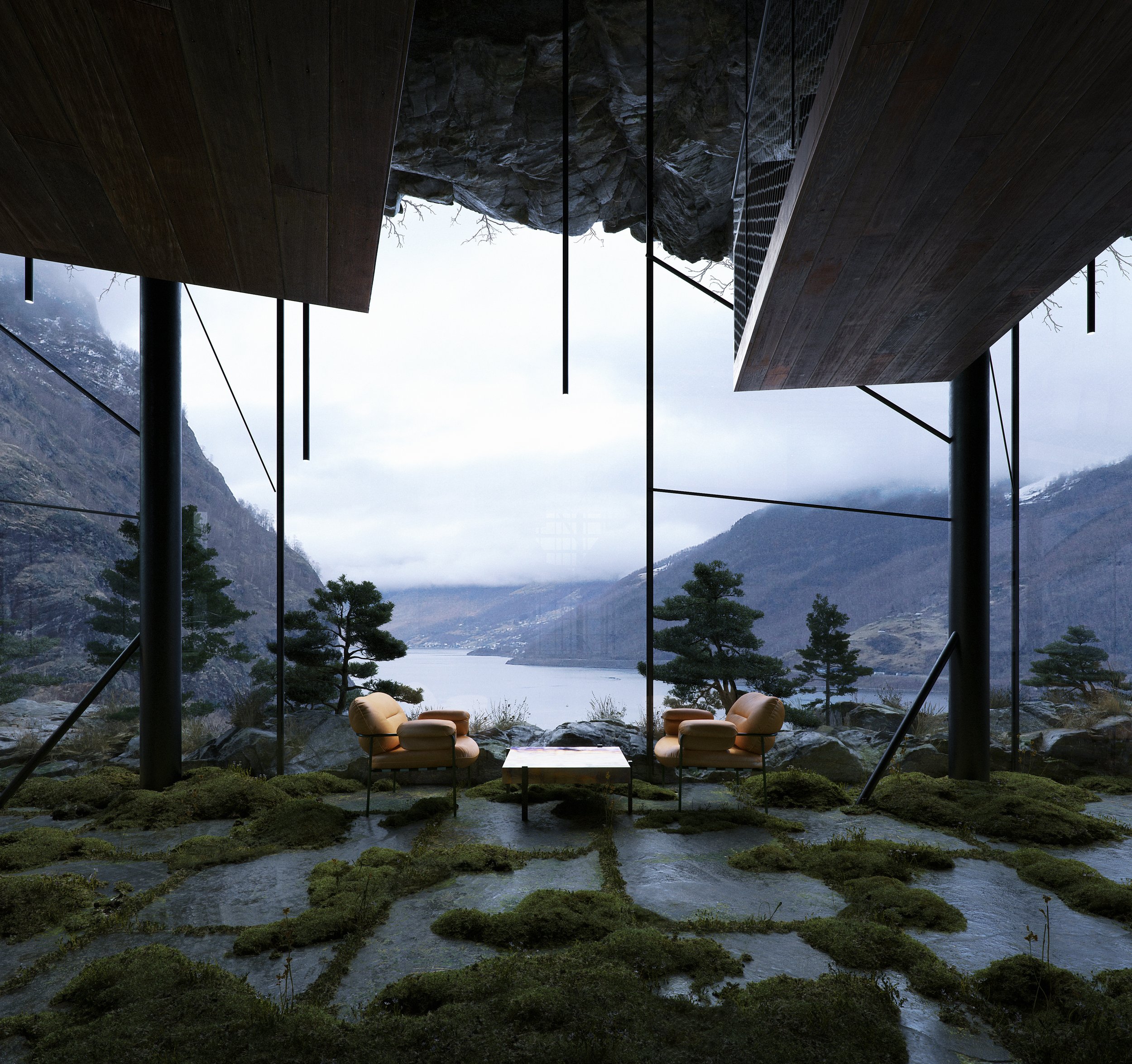 Hotel interior in Norway