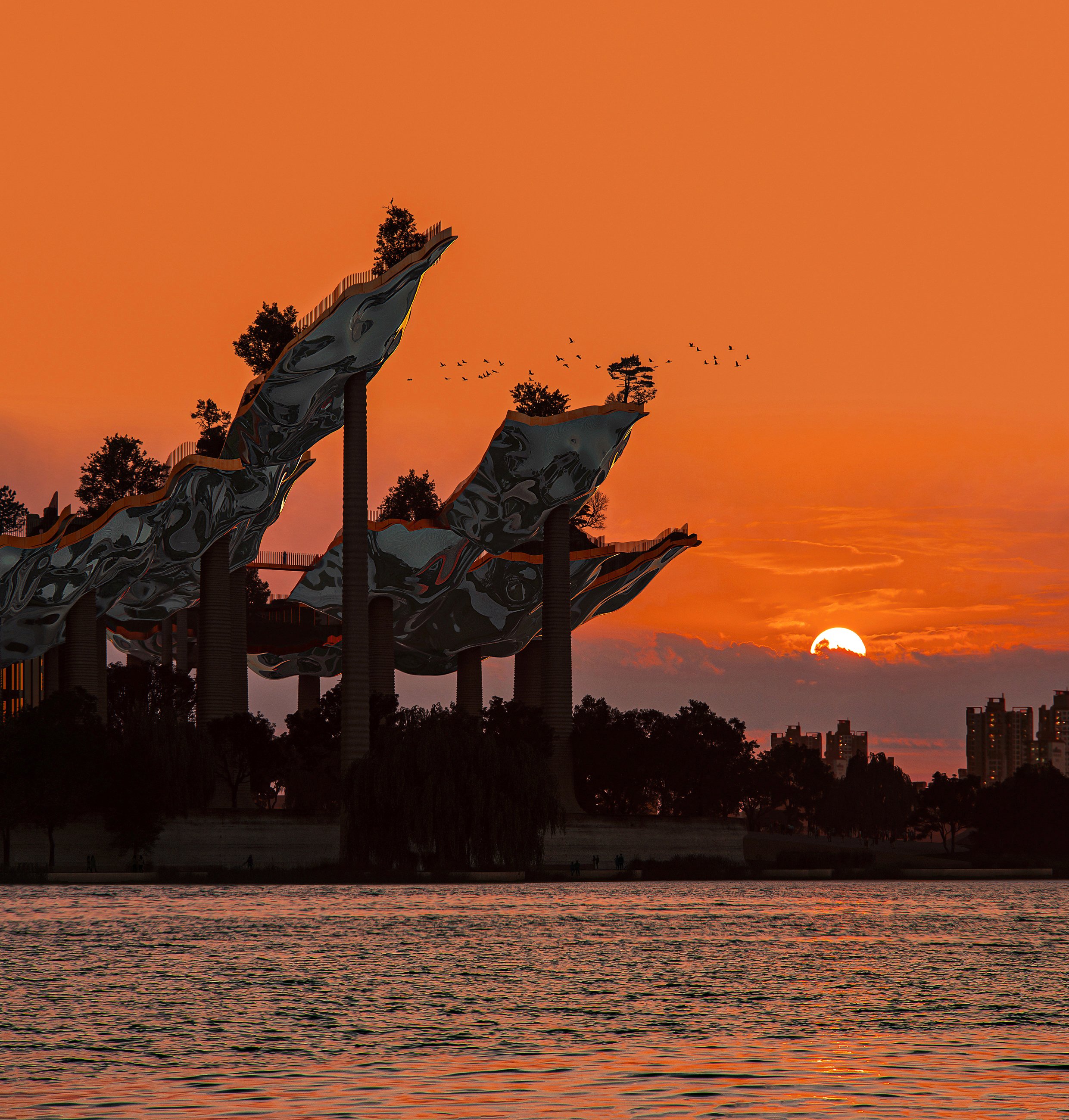 Nodeul Island Sunset