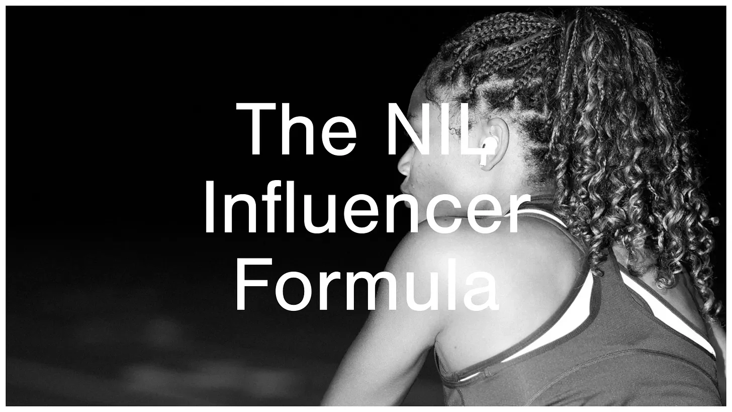The NIL Influencer Formula