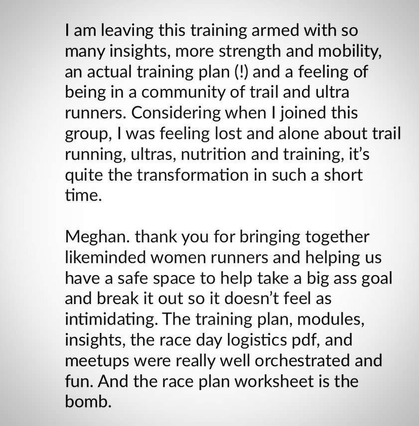 That&rsquo;s a wrap! 

(Here&rsquo;s what Sue had to say about the program) 

Another round of Run Your First 50k is done and I&rsquo;m sad that I don&rsquo;t get to see these ladies each week anymore. 😢

Especially since this will be the last time 