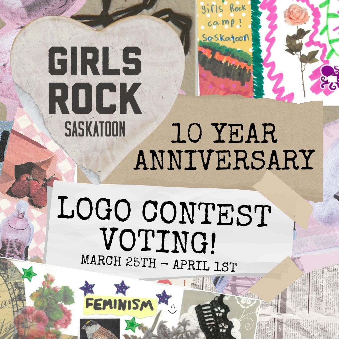 We are looking for a logo for our 10th year anniversary of Girls Rock Saskatoon, and we would love if you submitted! Whether you’re a past or future camper, a GRS volunteer, a family member of som.png