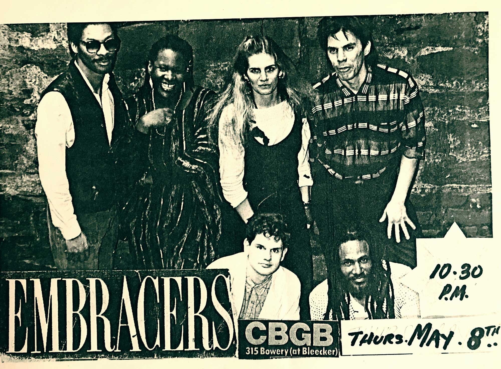  The Embracers, at CBGB, Downtown NYC, 1983 