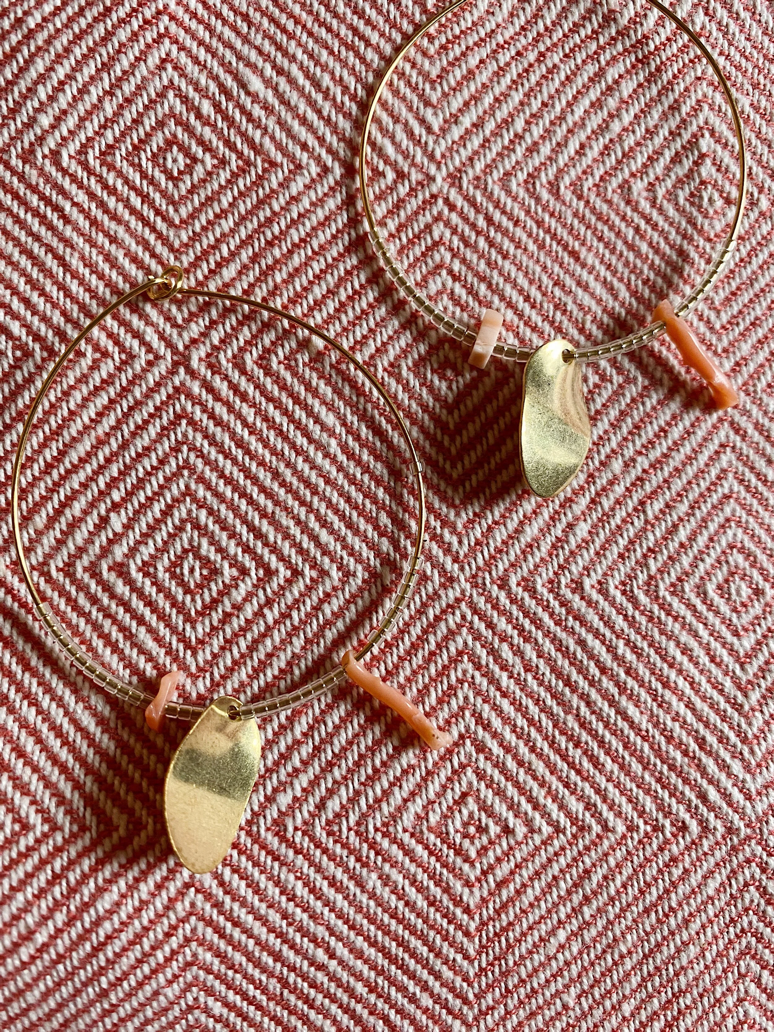 coral hoops
