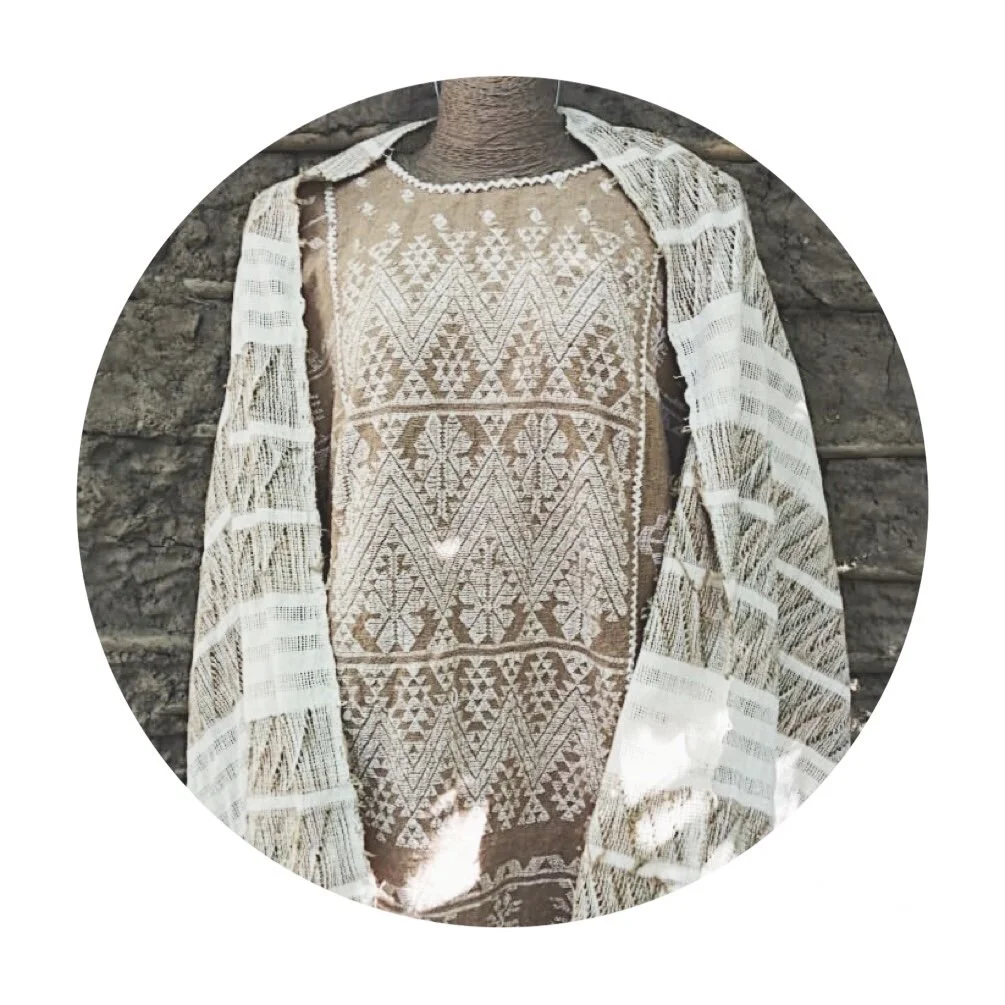 Rebozo - white shawl