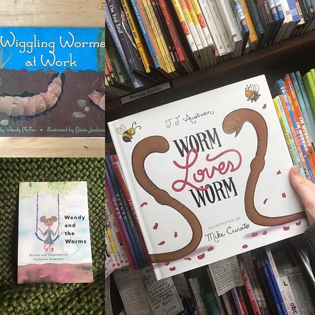 Wendy and the Worms plus two of my other favorite books about worms! All three are perfect to add a little variety to a science unit about worms or decomposers! Also perfect for upcoming Earth Day! ****************************************************