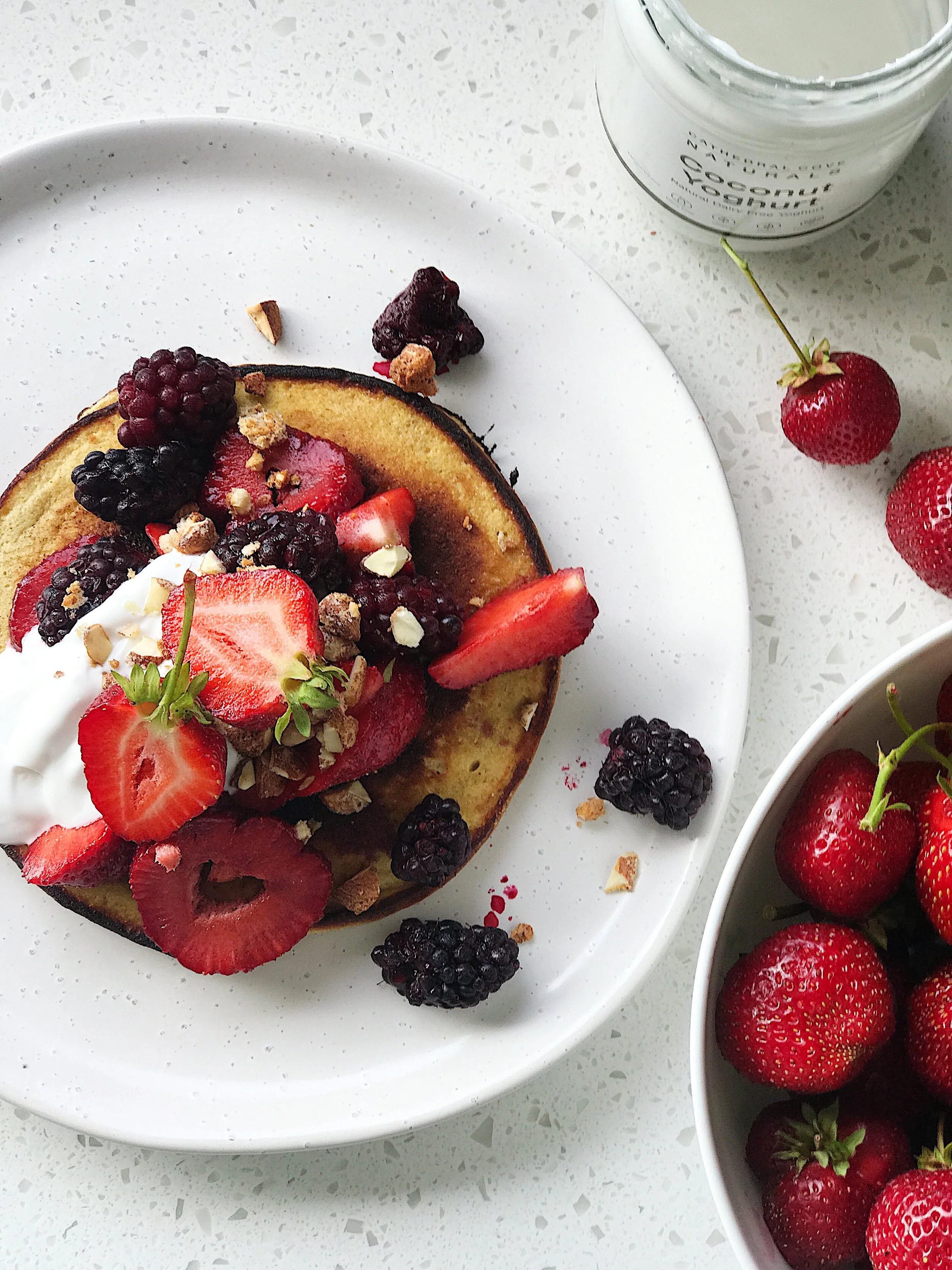 Banana oat pancakes.
