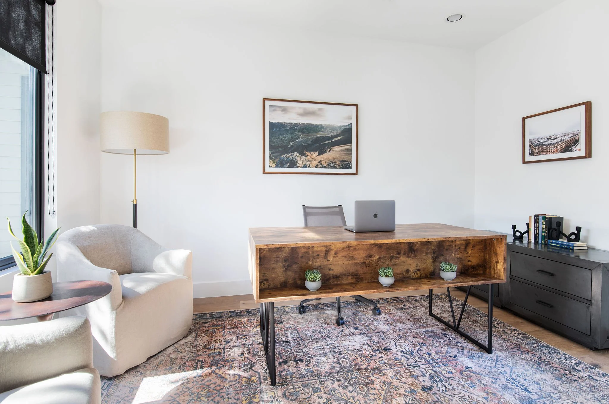 Bedroom 2 shown as an additional office space