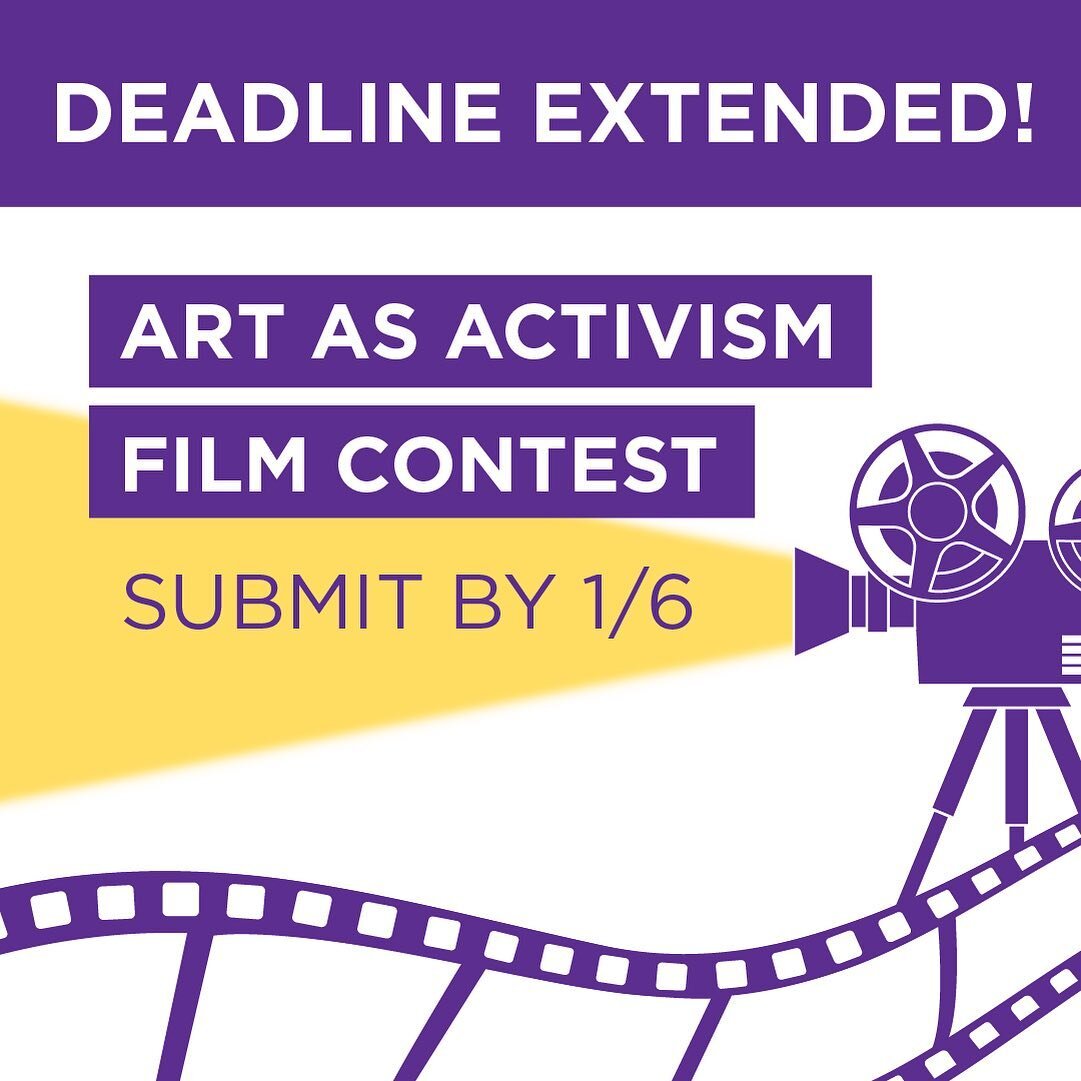 This just in! The deadline for submissions to the second annual Art as Activism Film Contest for high school students has been extended to Friday, January 6.

The contest, which is open to high school students in Massachusetts, offers an opportunity 