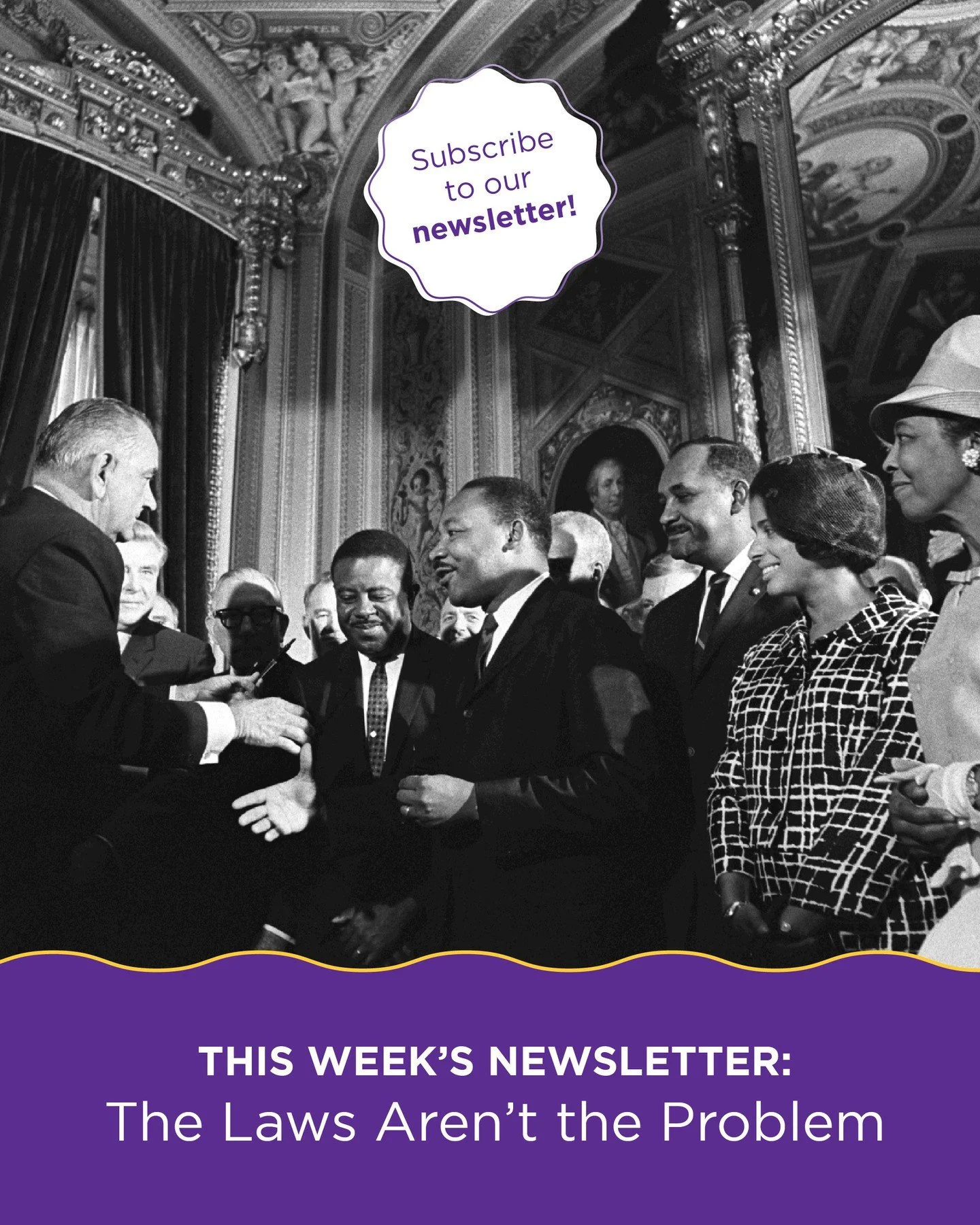 60 years since the Voting Rights Act. 52 years since Women&rsquo;s Equality Day.⁠
These milestones should be cause for celebration &mdash; but voter suppression is back, women&rsquo;s rights are under attack, and the hard-won progress of generations 