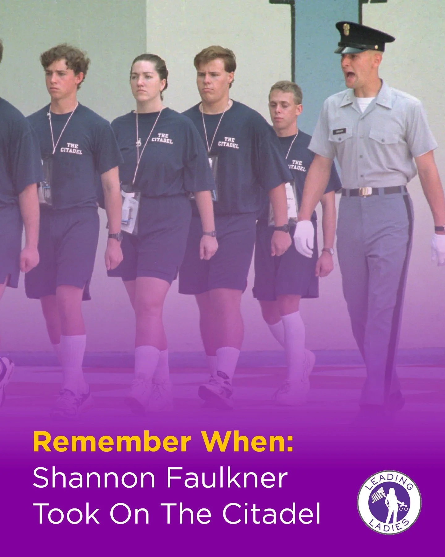 Thirty years ago this week, a 20-year-old named Shannon Faulkner walked through the gates of The Citadel &mdash; alone &mdash; and made history. After a bitter legal battle and relentless harassment, she became the military college&rsquo;s first fema