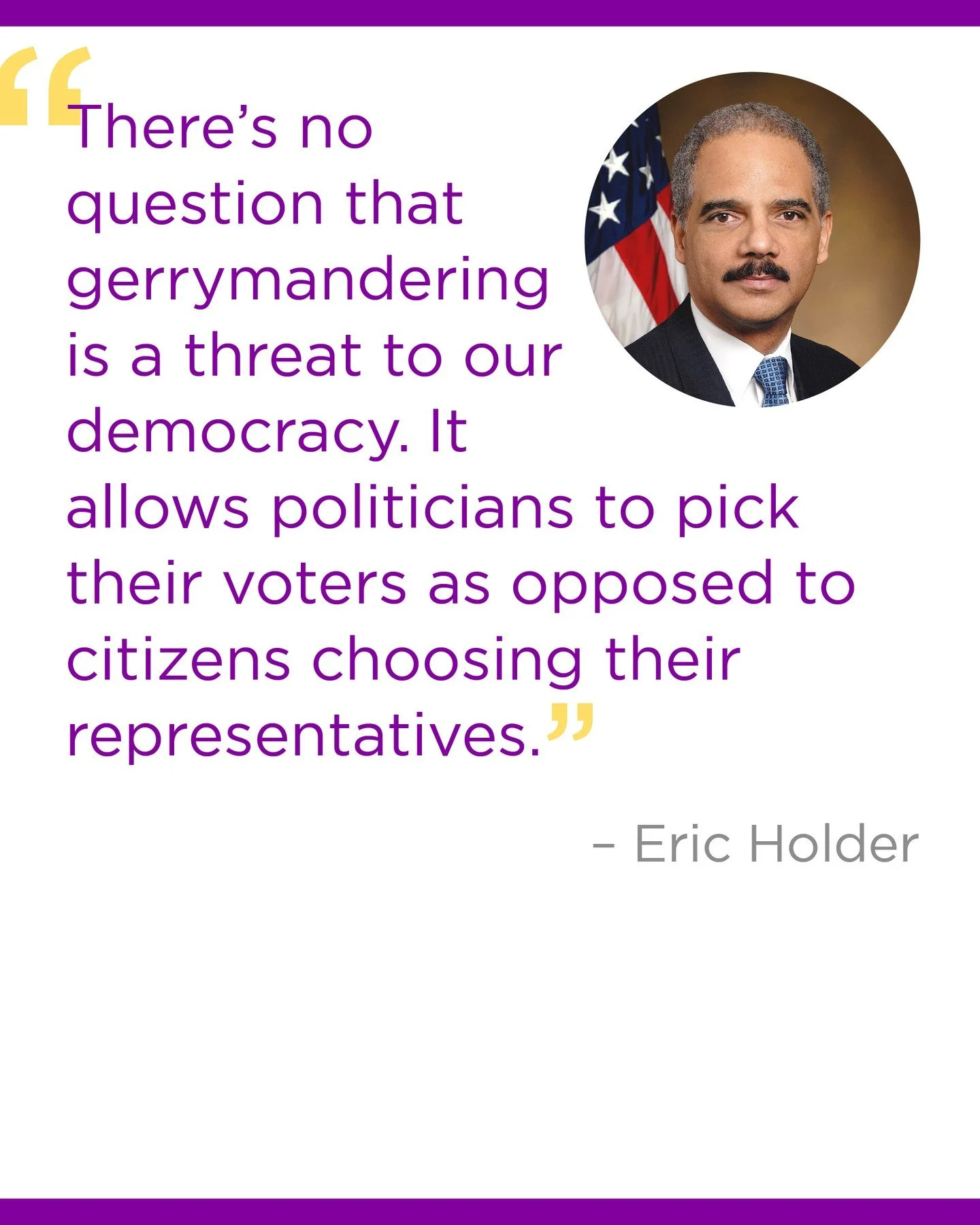 Our democracy is under attack in slow motion. Gerrymandering lets politicians draw maps that guarantee their own re-election &mdash; silencing communities and making your vote count less before it&rsquo;s even cast. On Meet the Press, former U.S. Att