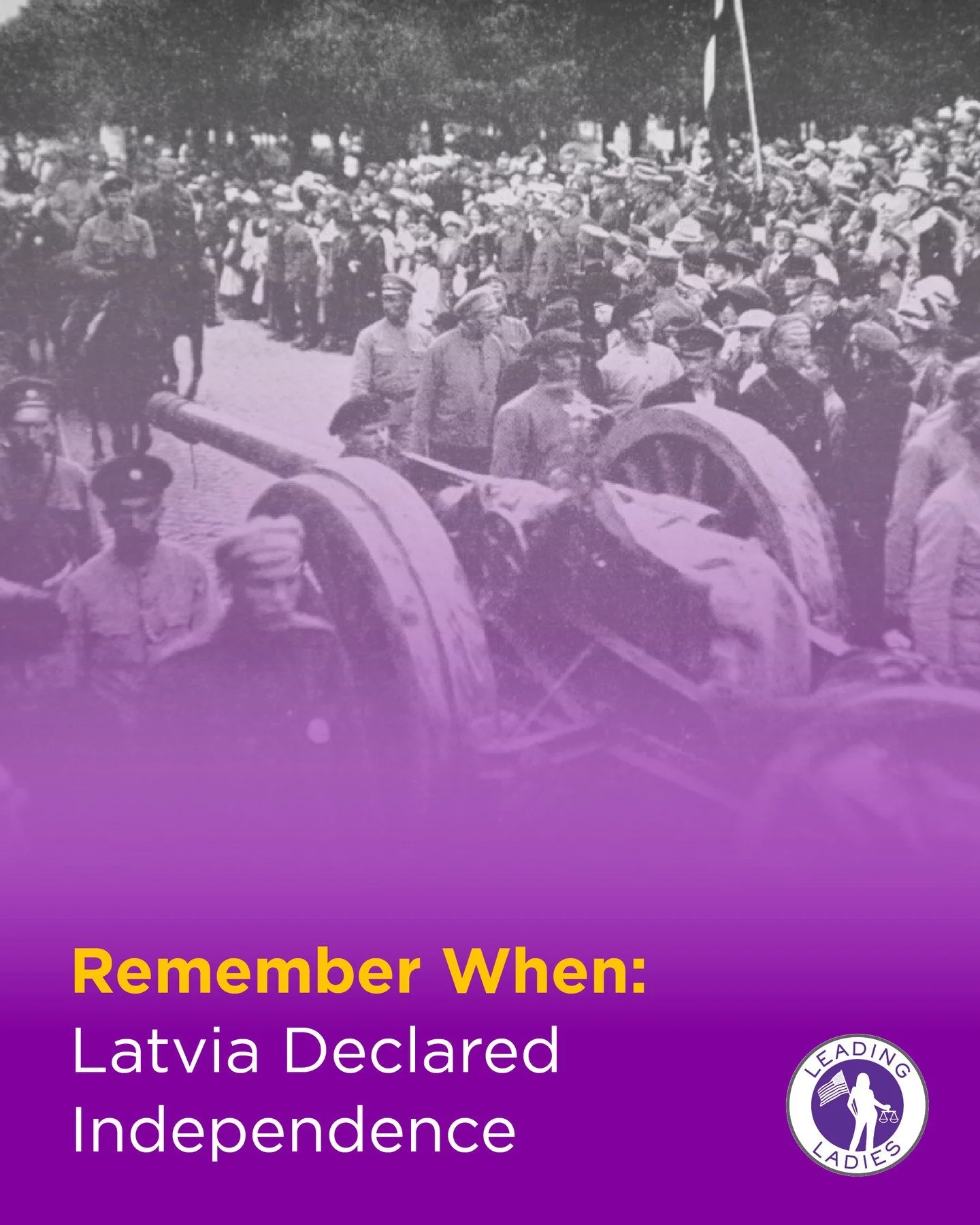 Thirty-four years ago today, on August 21, 1991, the people of Latvia reclaimed their freedom. After decades of Soviet control, the Latvian parliament declared independence from the USSR &mdash; even as tanks rolled through the streets of Riga.⁠
⁠
La