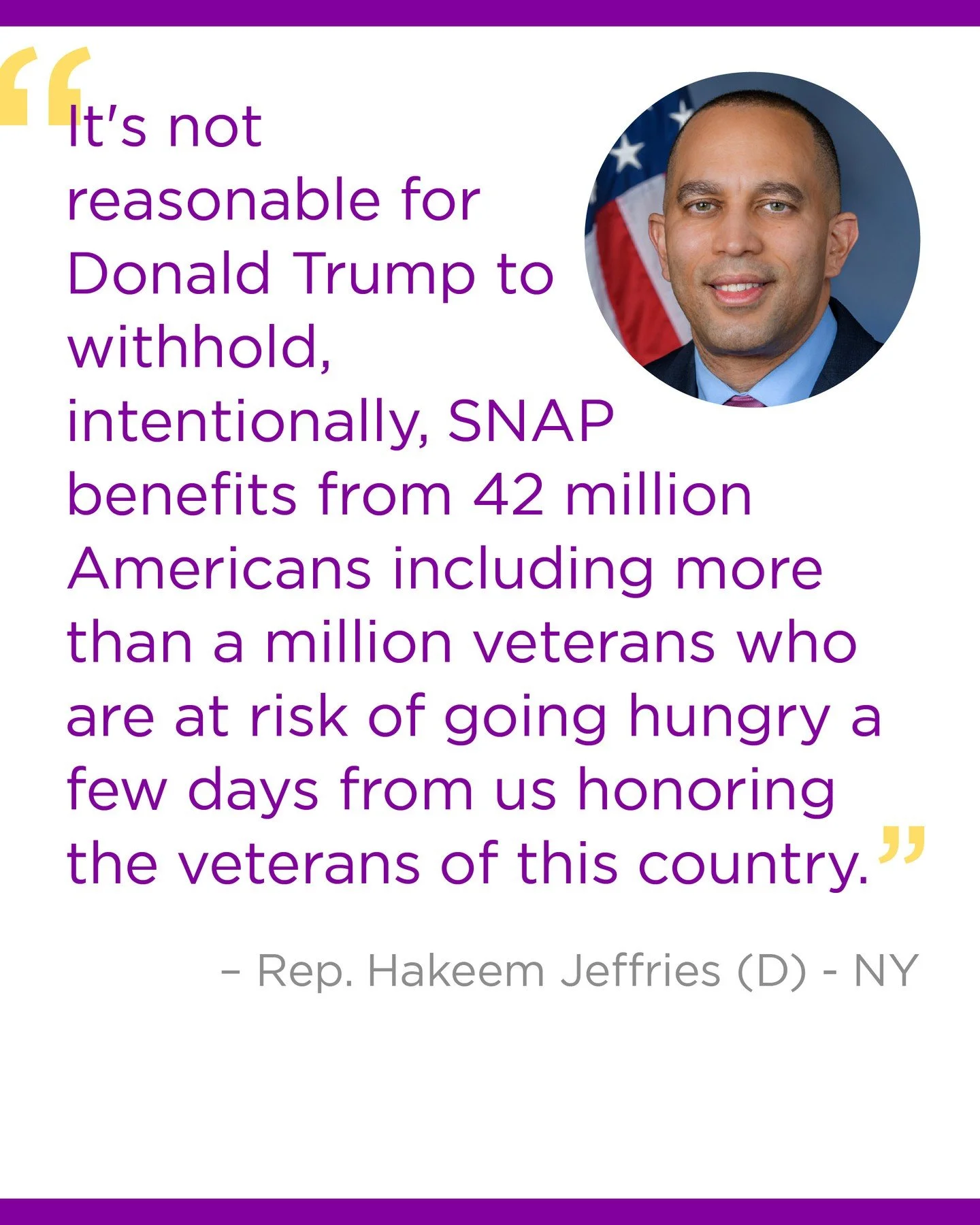 As the shutdown continues, millions of families who rely on SNAP are being pushed to the brink &mdash; not because the need has changed, but because food assistance has been turned into a political weapon. At a moment when grocery prices are soaring 