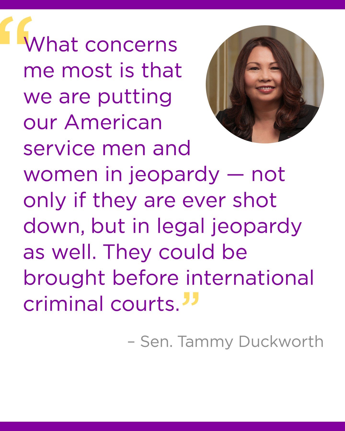 Senator Tammy Duckworth didn&rsquo;t mince words on CNN&rsquo;s State of the Union. As controversy swirls around recent U.S. military strikes, she warned that these actions don&rsquo;t just raise legal red flags &mdash; they could put American troops