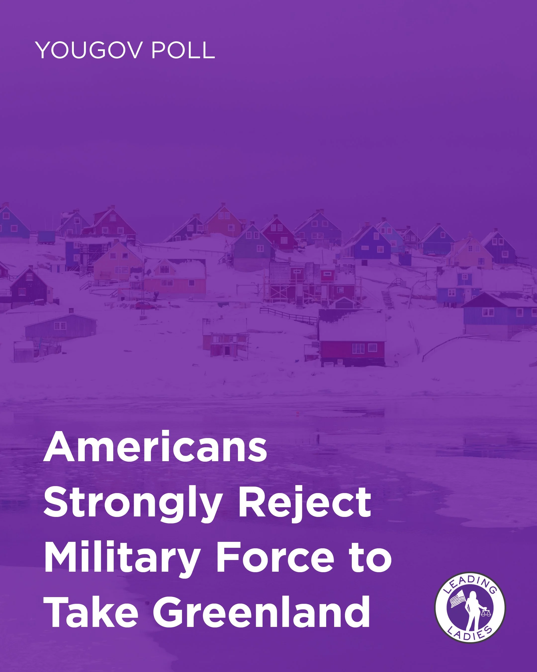 YouGov Poll: Americans Strongly Reject Military Force to Take Greenland