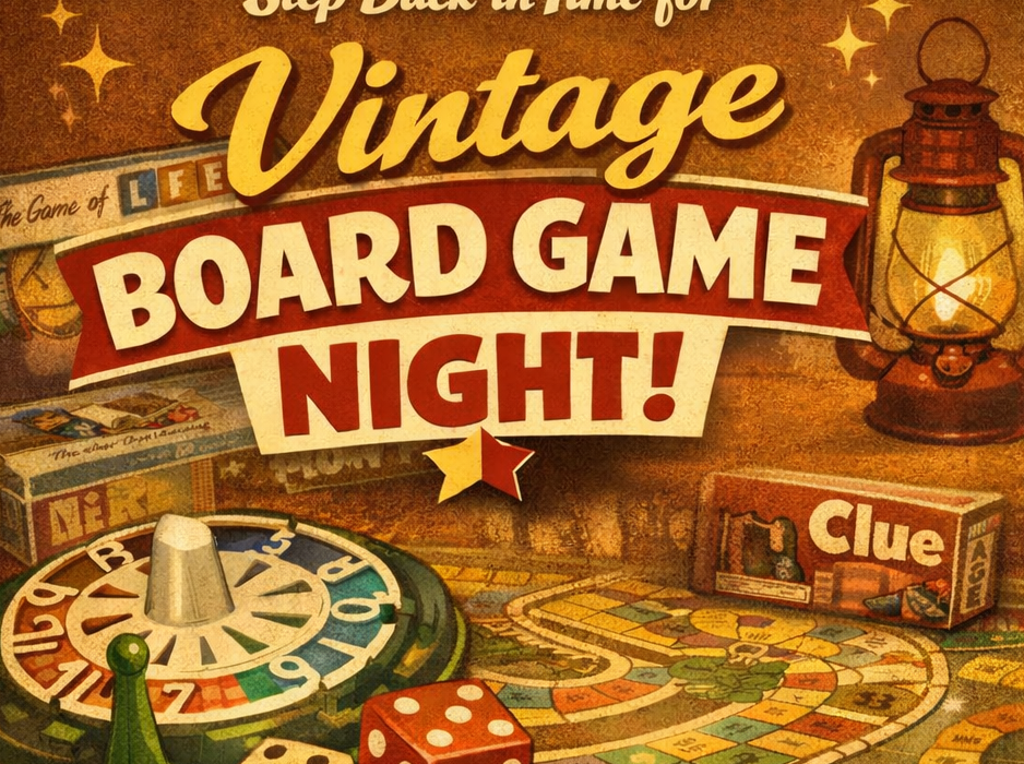 Vintage Board Game Night