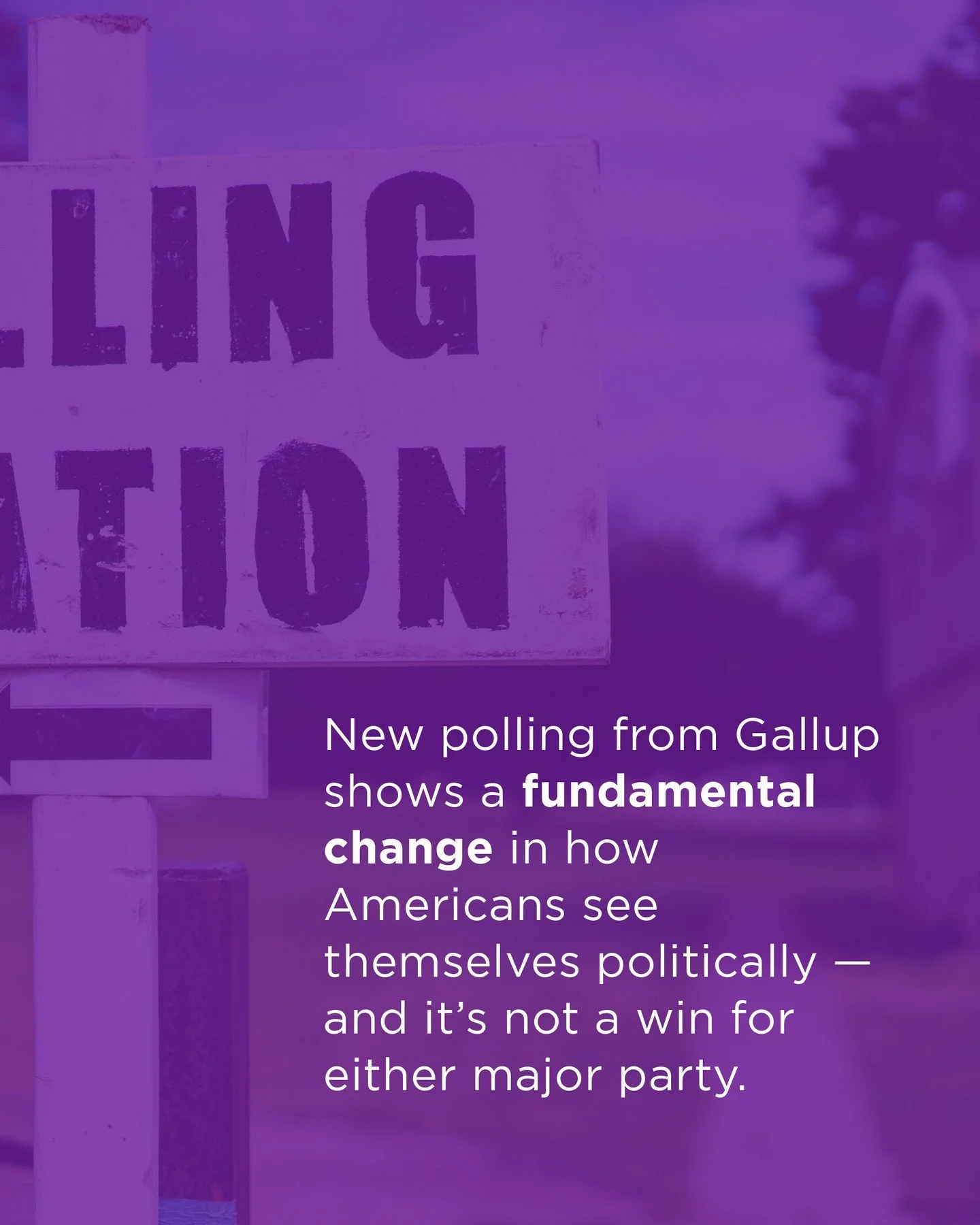 New polling from Gallup shows a fundamental change in how Americans see themselves politically &mdash; and it&rsquo;s not a win for either major party.⁠
⁠
A Record Number of Independents⁠
In 2025, 45% of U.S. adults identified as political independen