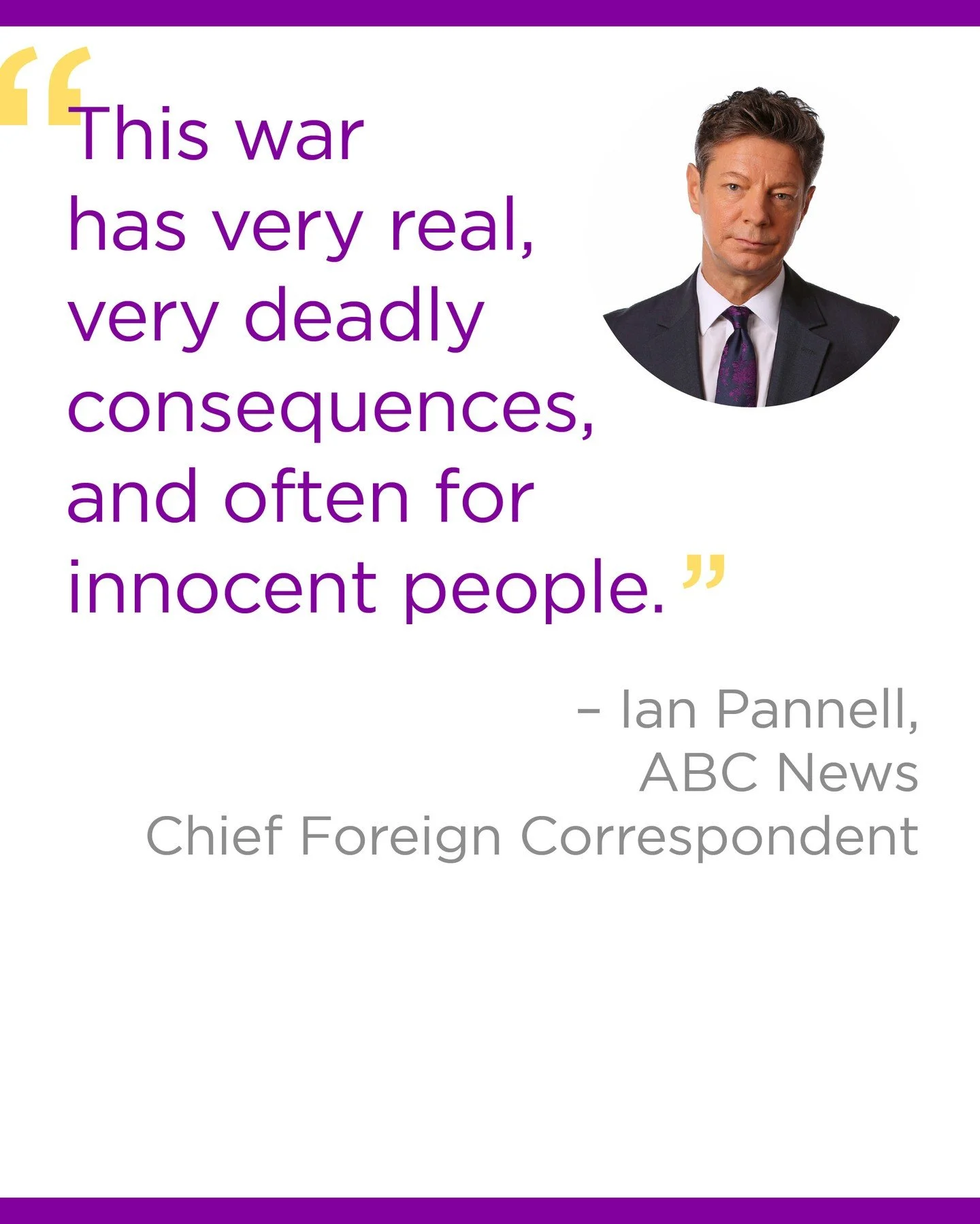 As the headlines focus on leaders and strategy, ABC's Ian Pannell brought the camera back to what wars always become: bodies, rubble, and families who didn't choose any of this.⁠
⁠
Speaking on ABC's This Week, Pannell's reminder was blunt because it 