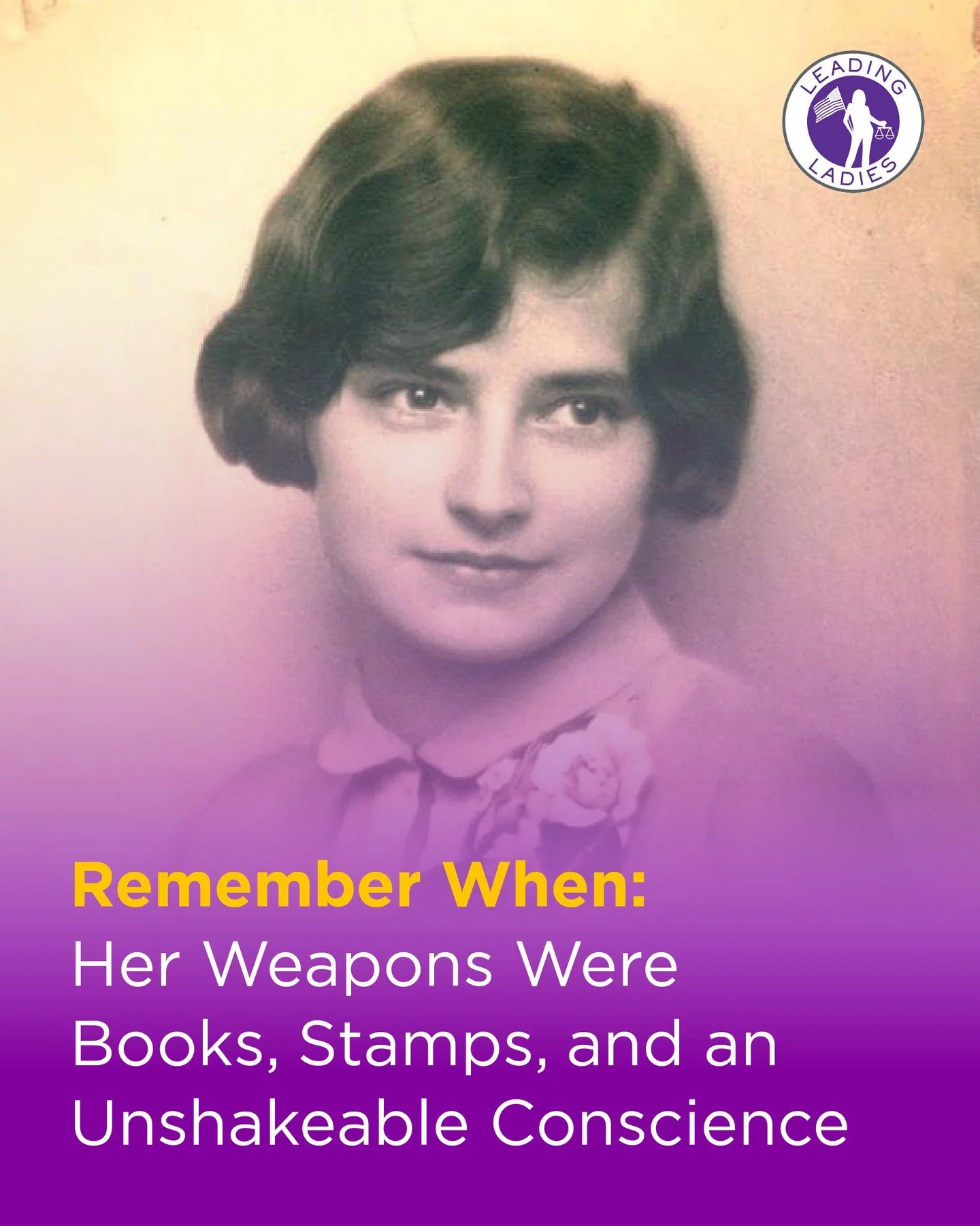 She didn't carry a weapon. She carried a library card and a book of stamps.⁠
⁠
On March 19, 1906, Clara Estelle Breed was born in Fort Dodge, Iowa. She would go on to become one of the most quietly heroic figures in American history &mdash; not on a 