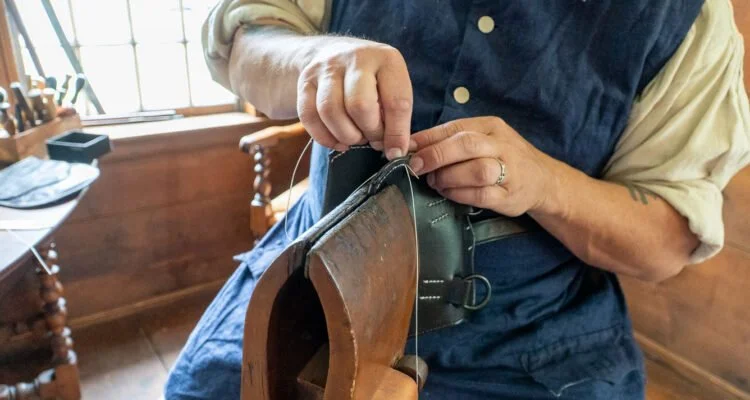 Historic Trade Demonstration: Military Leather Work with Jay Blain
