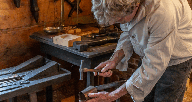 Historic Trade Demonstration: Silversmithing with Steve Smithers