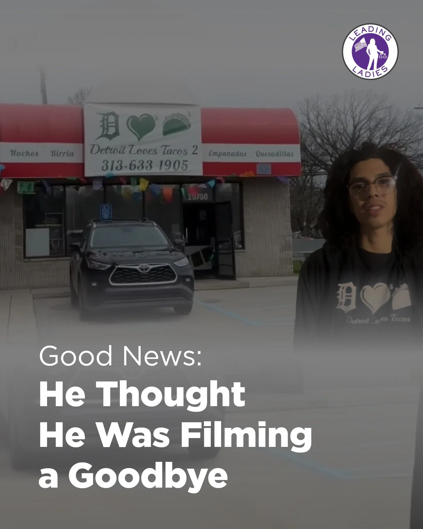 It was supposed to be his goodbye video. A 30-second plea, filmed late at night, before he closed the doors on the dream he'd built with his savings and his graduation money.⁠
⁠
Alexander Quinones is 19. Last November, he opened Detroit Loves Tacos 2