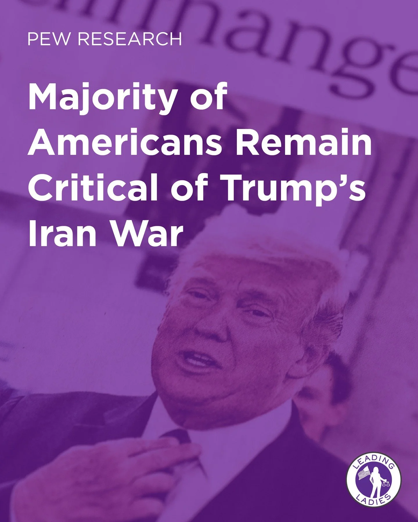 A supermajority of Americans&mdash;62%&mdash;now disapprove of the administration&rsquo;s military escalation in Iran, a clear signal that the public does not trust the current path toward conflict. This is not just a data point; it represents millio