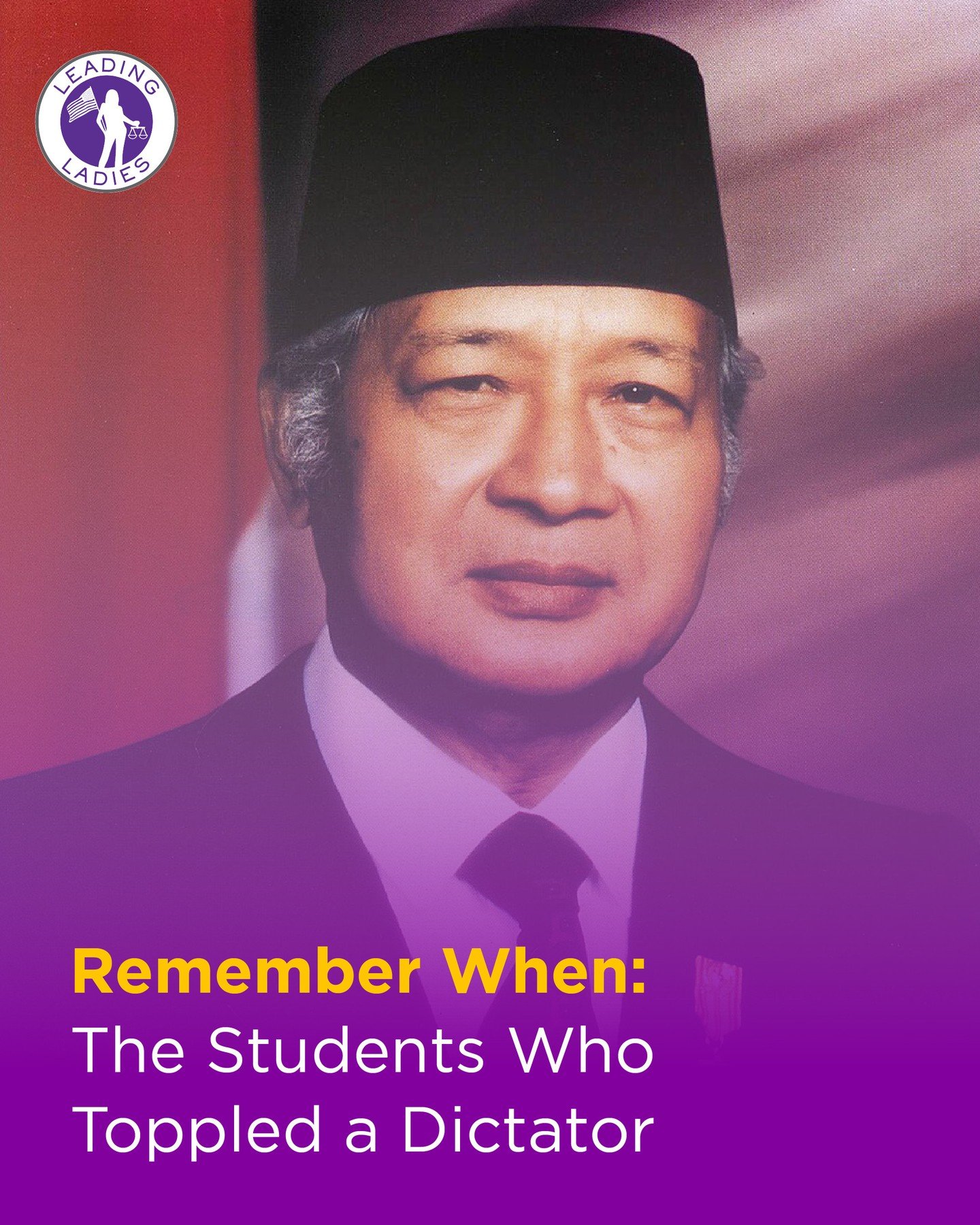 They were carrying textbooks when the soldiers opened fire. Four students at Trisakti University in Jakarta were killed on May 12, 1998. Nine days later, the man who had ruled Indonesia for 32 years was gone.⁠
⁠
On May 21, 1998, President Suharto res