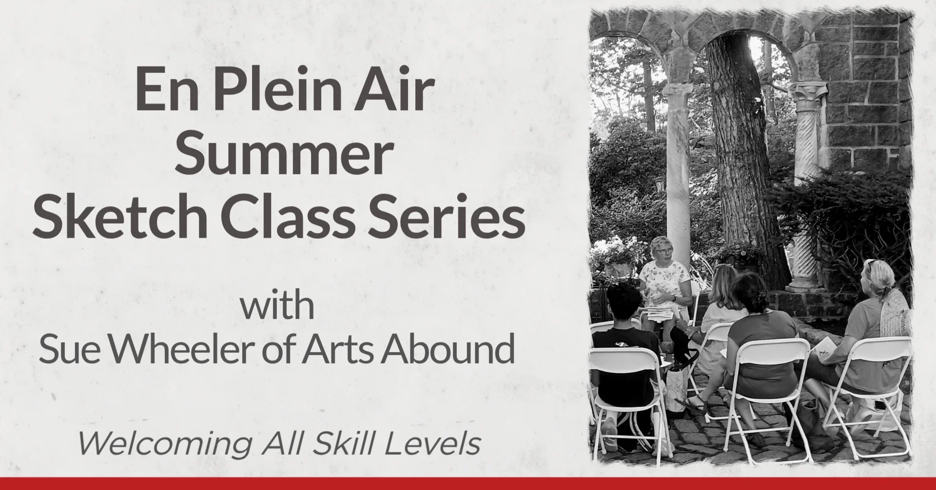En Plein Air Sketch Class Series with Sue Wheeler