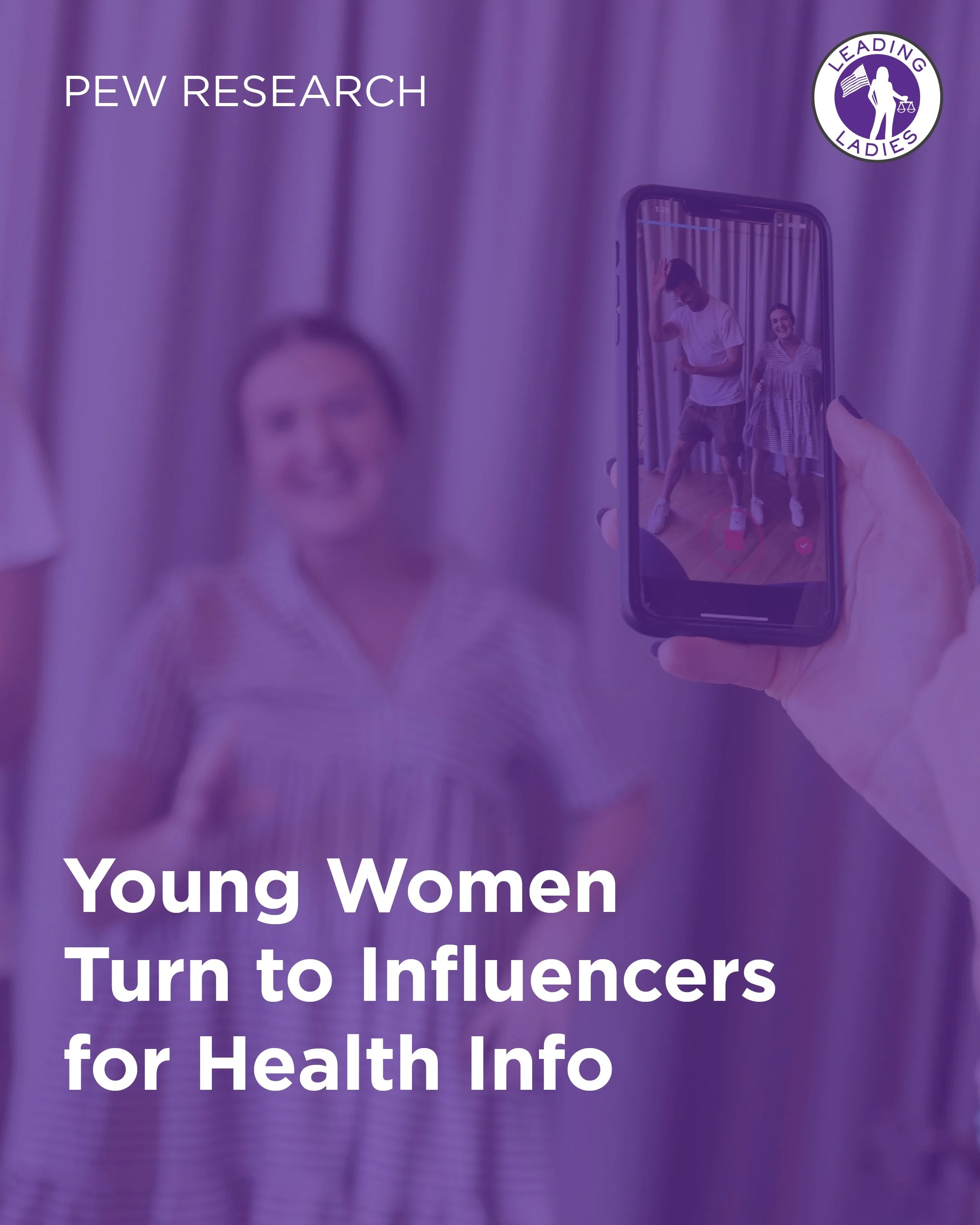 Pew Research: Young Women Turn to Influencers for Health Info