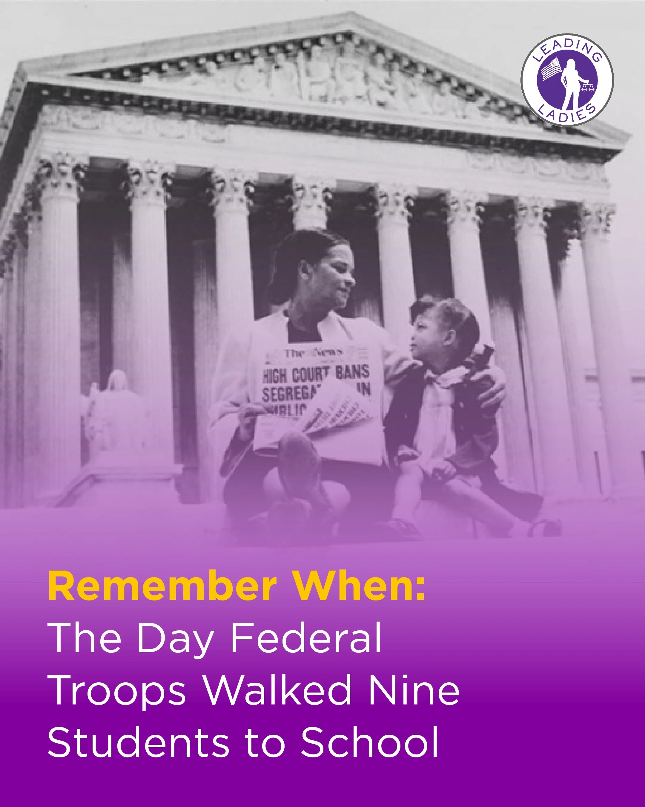 Remember When: The Day Federal Troops Walked Nine Students to School