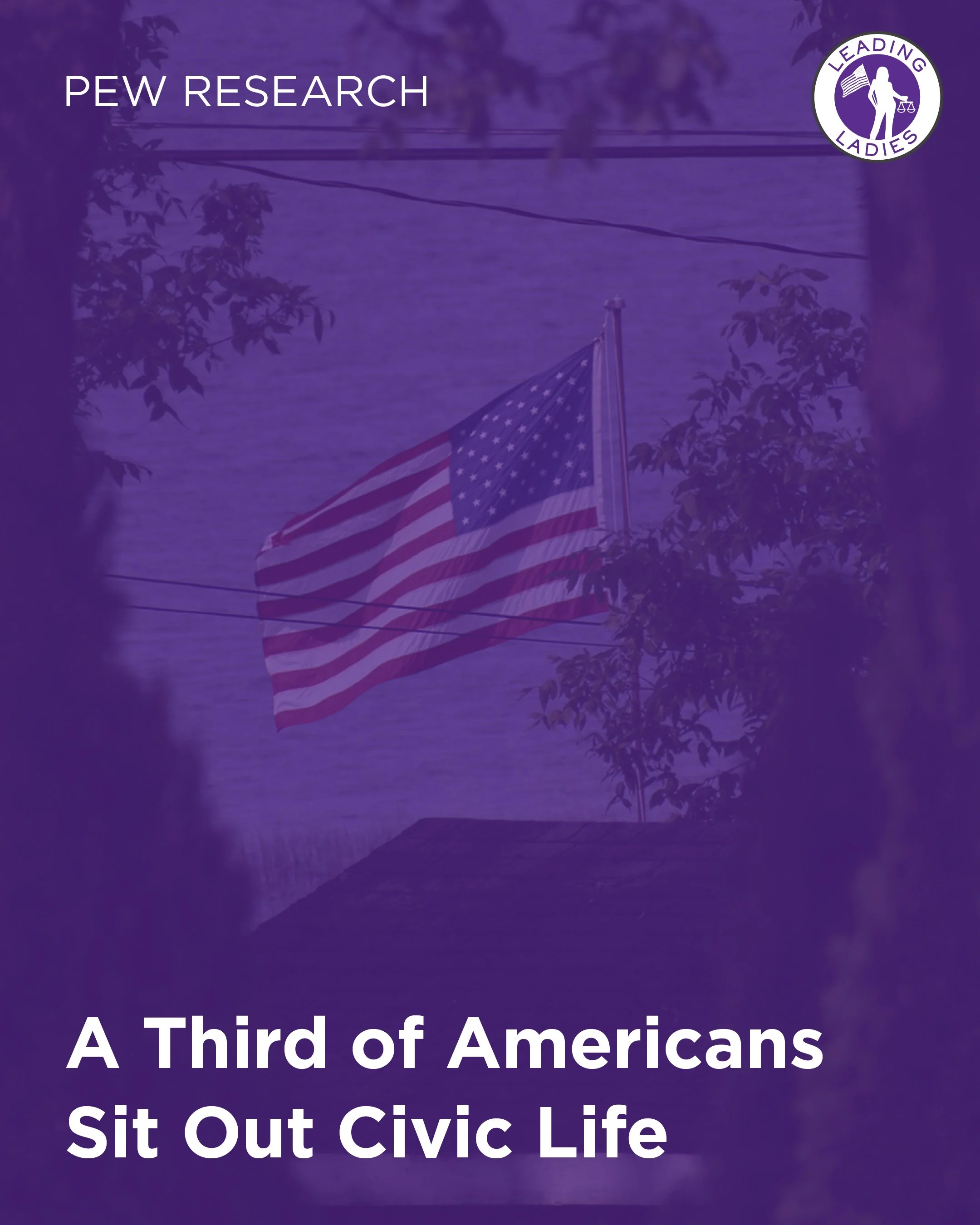 Pew Research: A Third of Americans Sit Out Civic Life