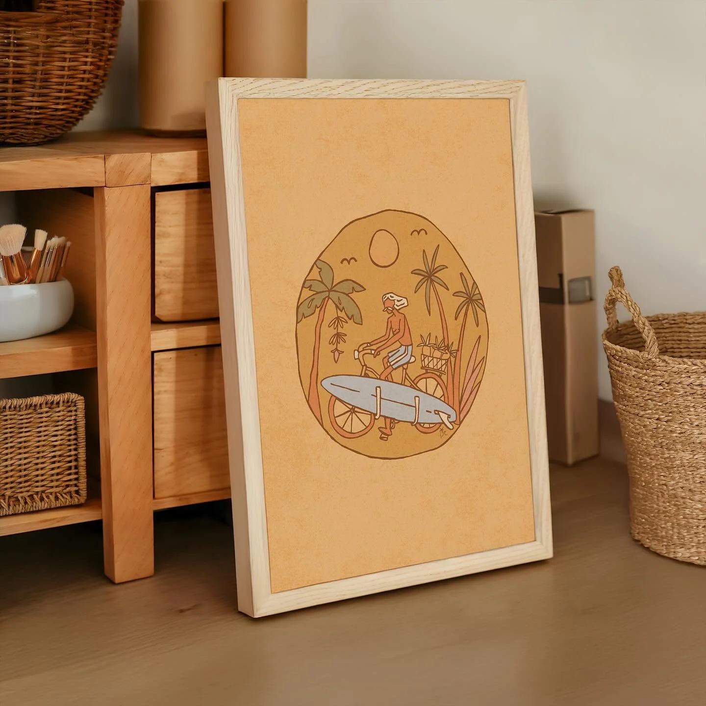 Decorate your home with fun surf prints! πππ Available on @goodmoodprints - Click link in bio π 
#homedecor #surfprint #surfart #surfartist #walldecor #wallart #tropicalart #tropicalprint