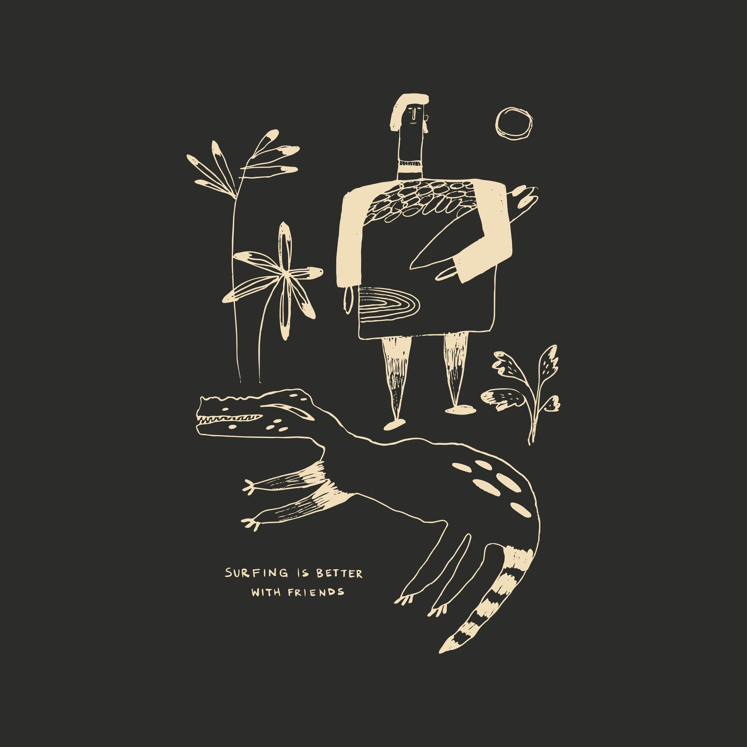 Surfing is Better with Friends