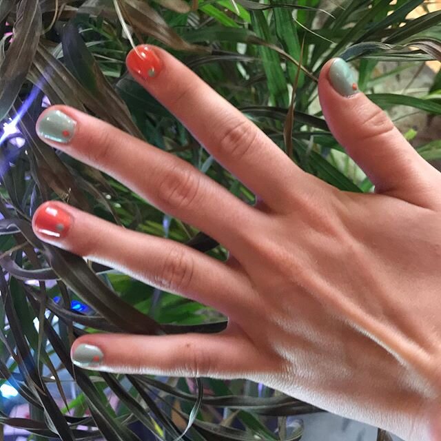 🍊cutest gel polish art 🍊 -
-
-
-
-
- 
#nailsmanchester #nails #nailart #orange #mint #gelnails #shellac #manchester #hatchmcr