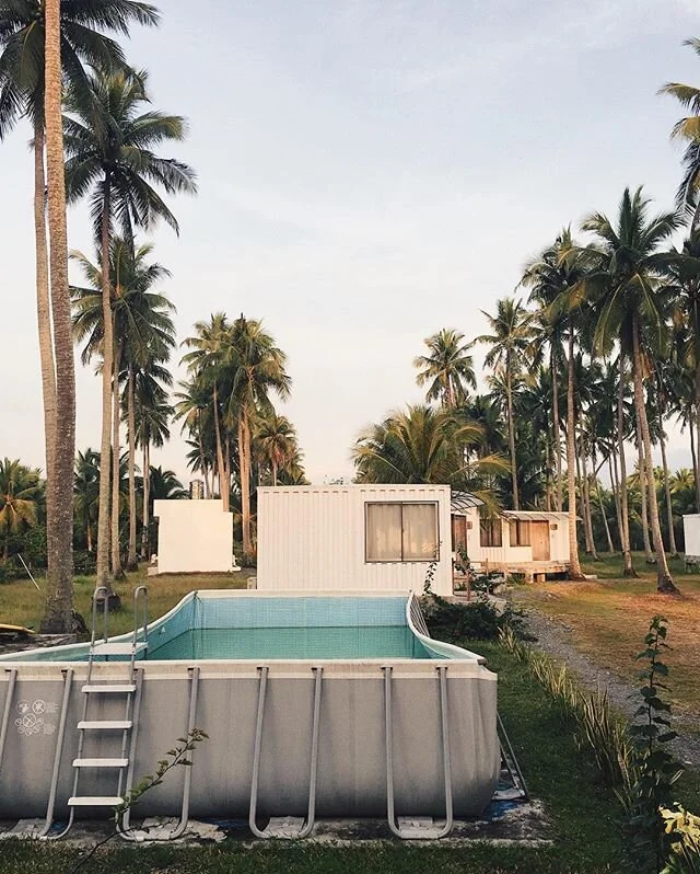 Pool with a view and just a few steps away from our six cabins! 🌴