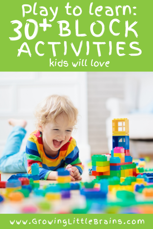 50 Block Games Activities for Kids