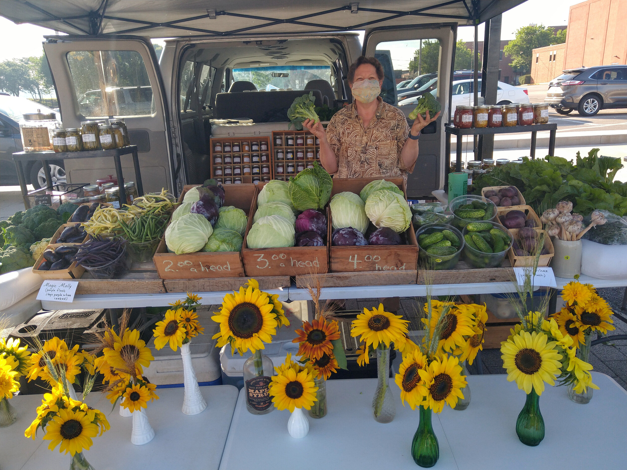 farmers market stand