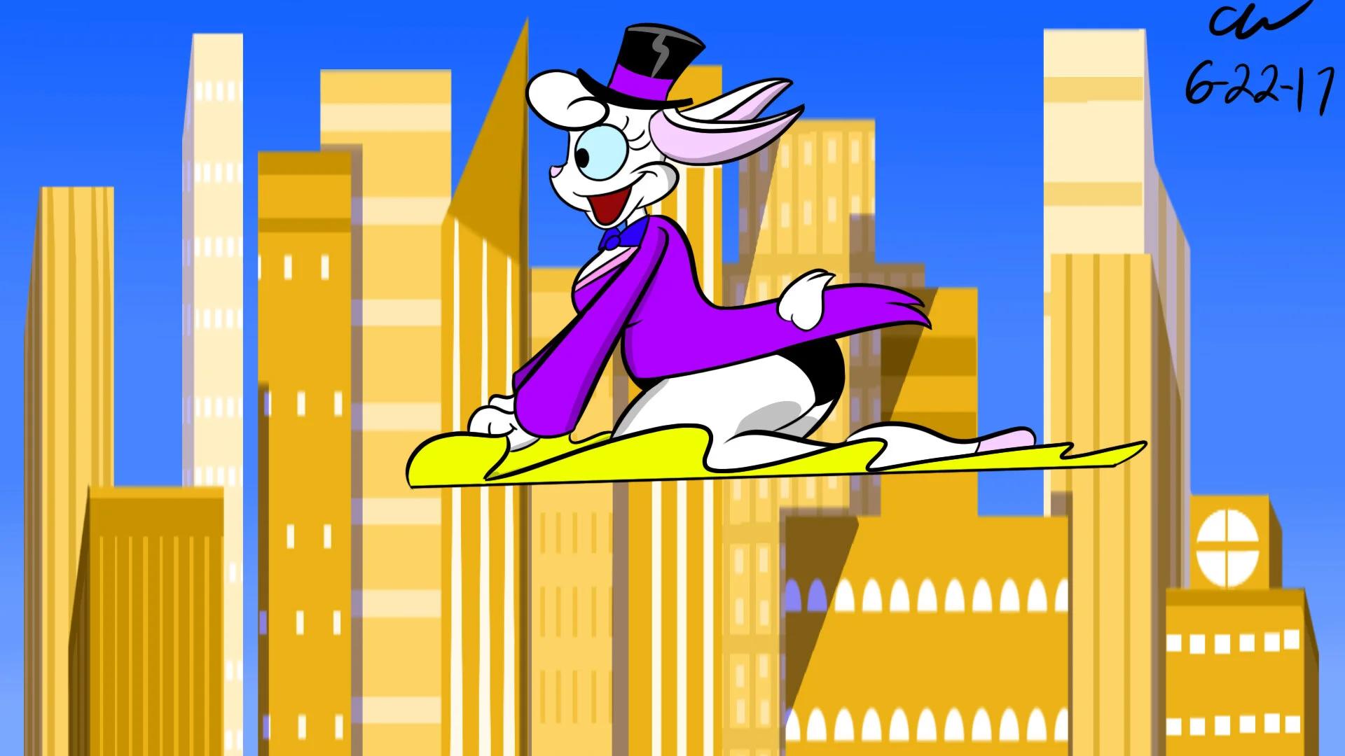 Maxine On A Magic Carpet