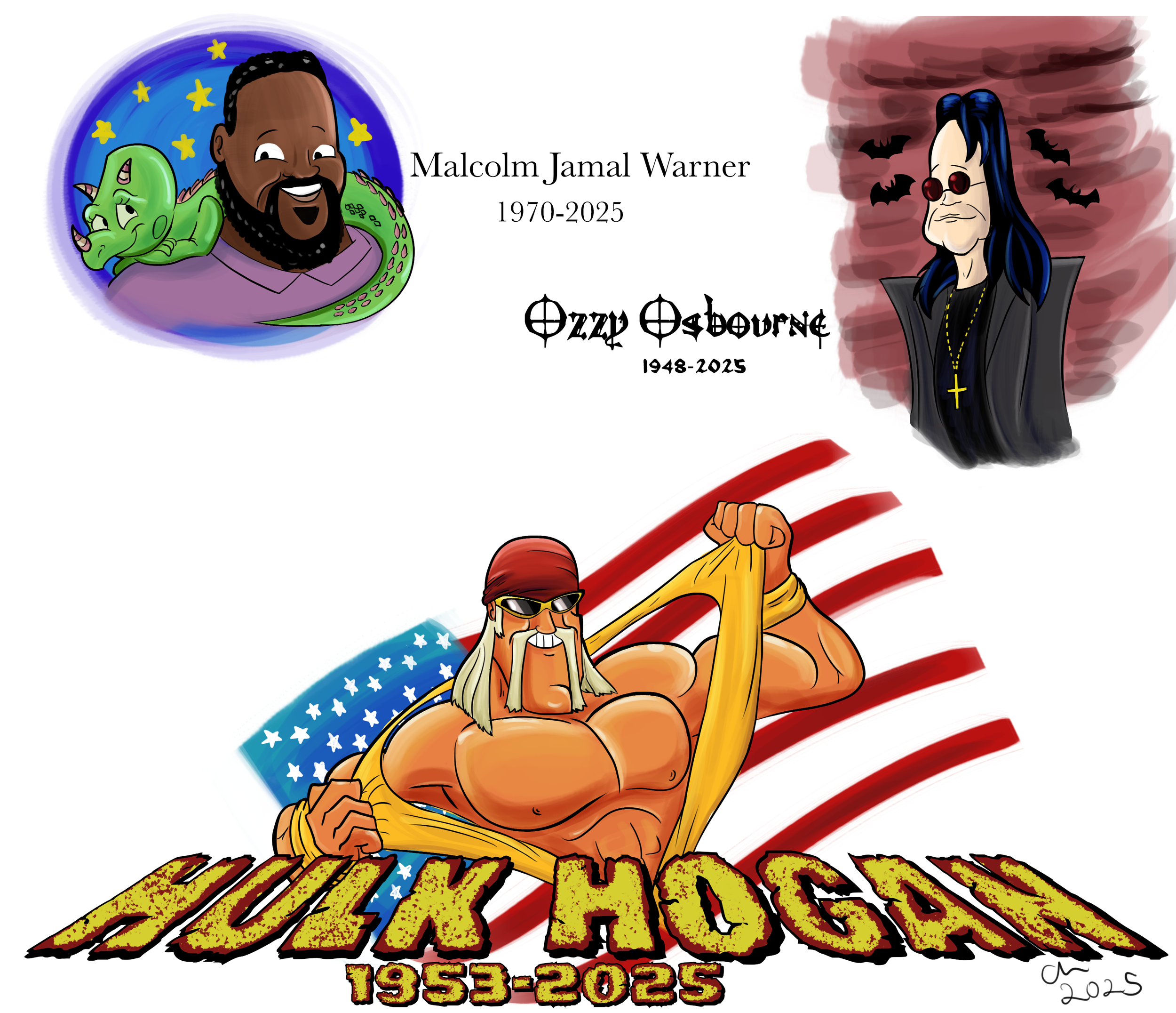 RIP Malcolm Warner Ozzy Osbourne and Hulk Hogan