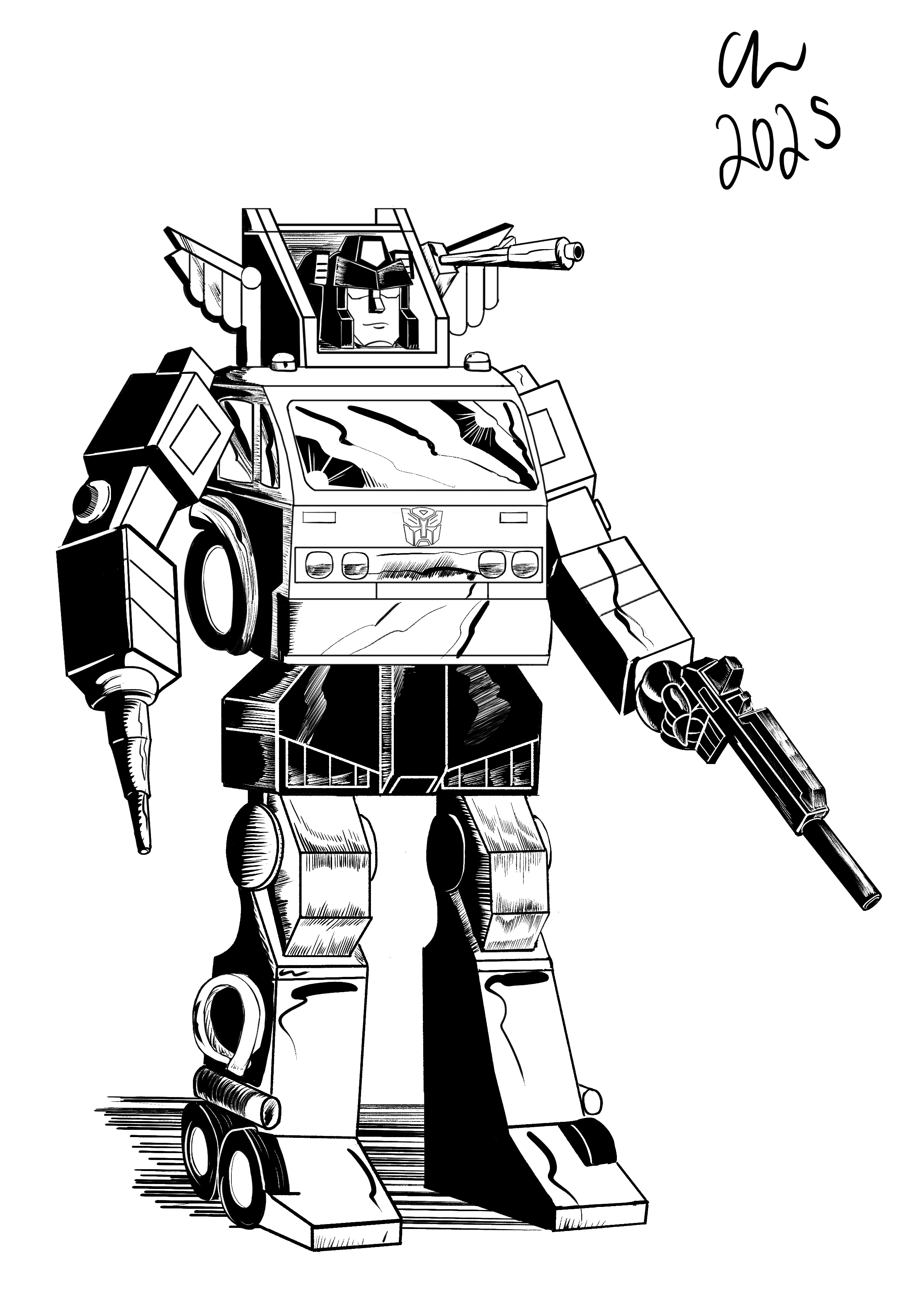 Inktober 2025 25 Inferno